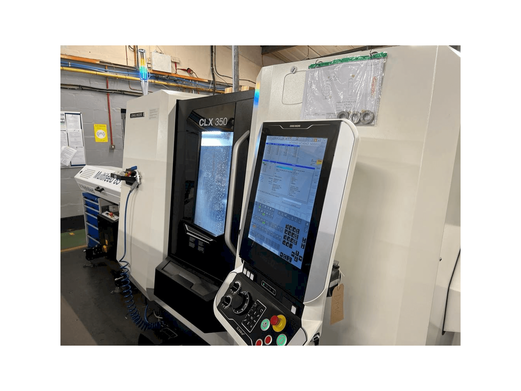 Masina DMG MORI CLX 350 eestvaade