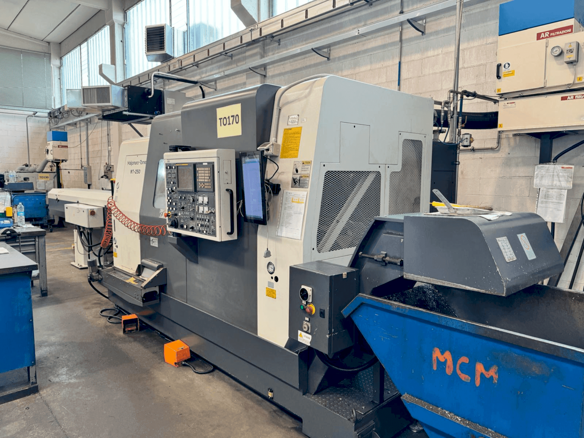 Masina NAKAMURA WT 250 eestvaade