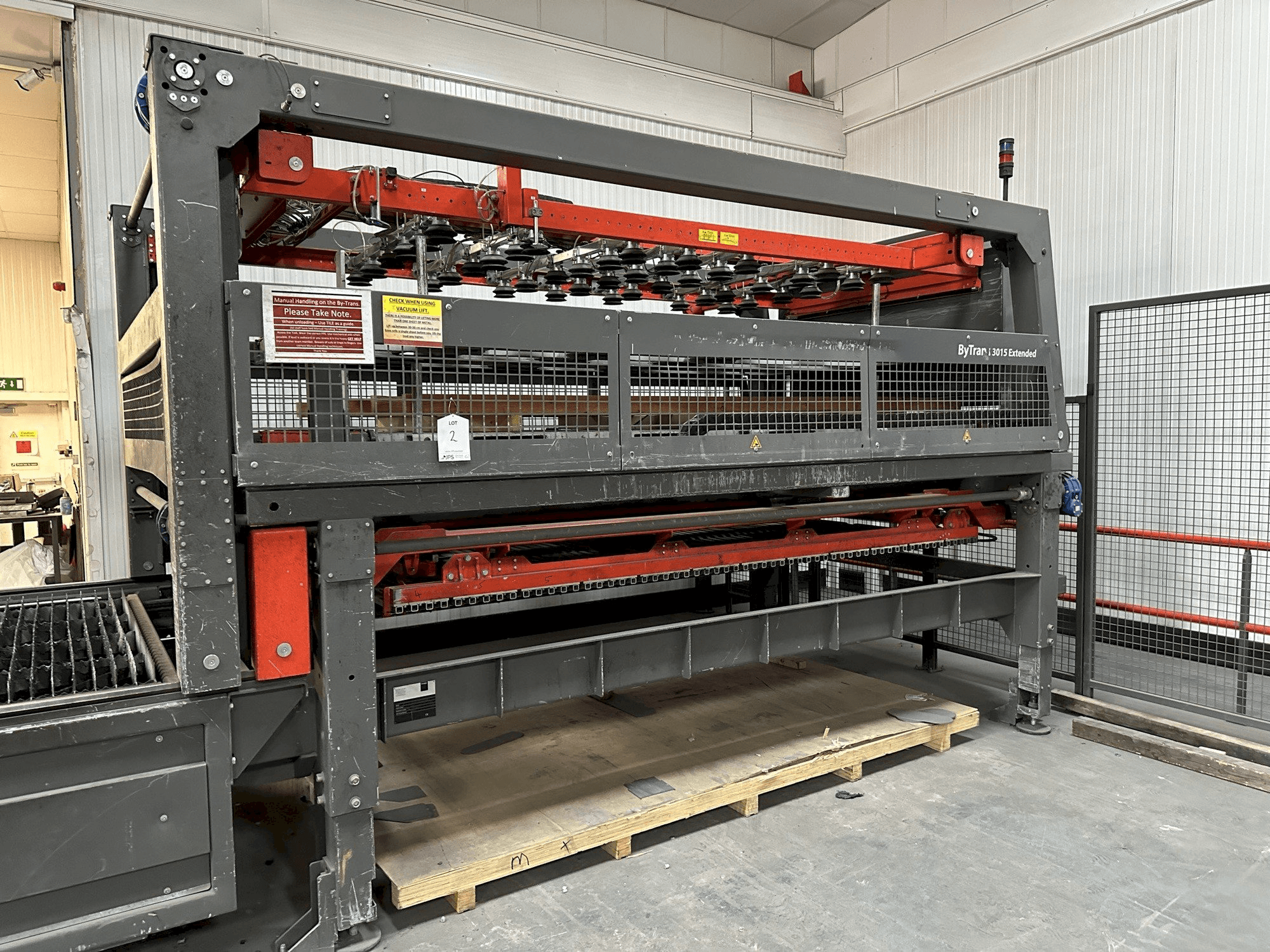 Masina Bystronic By Trans 3015 Extended Automatic Loading eestvaade