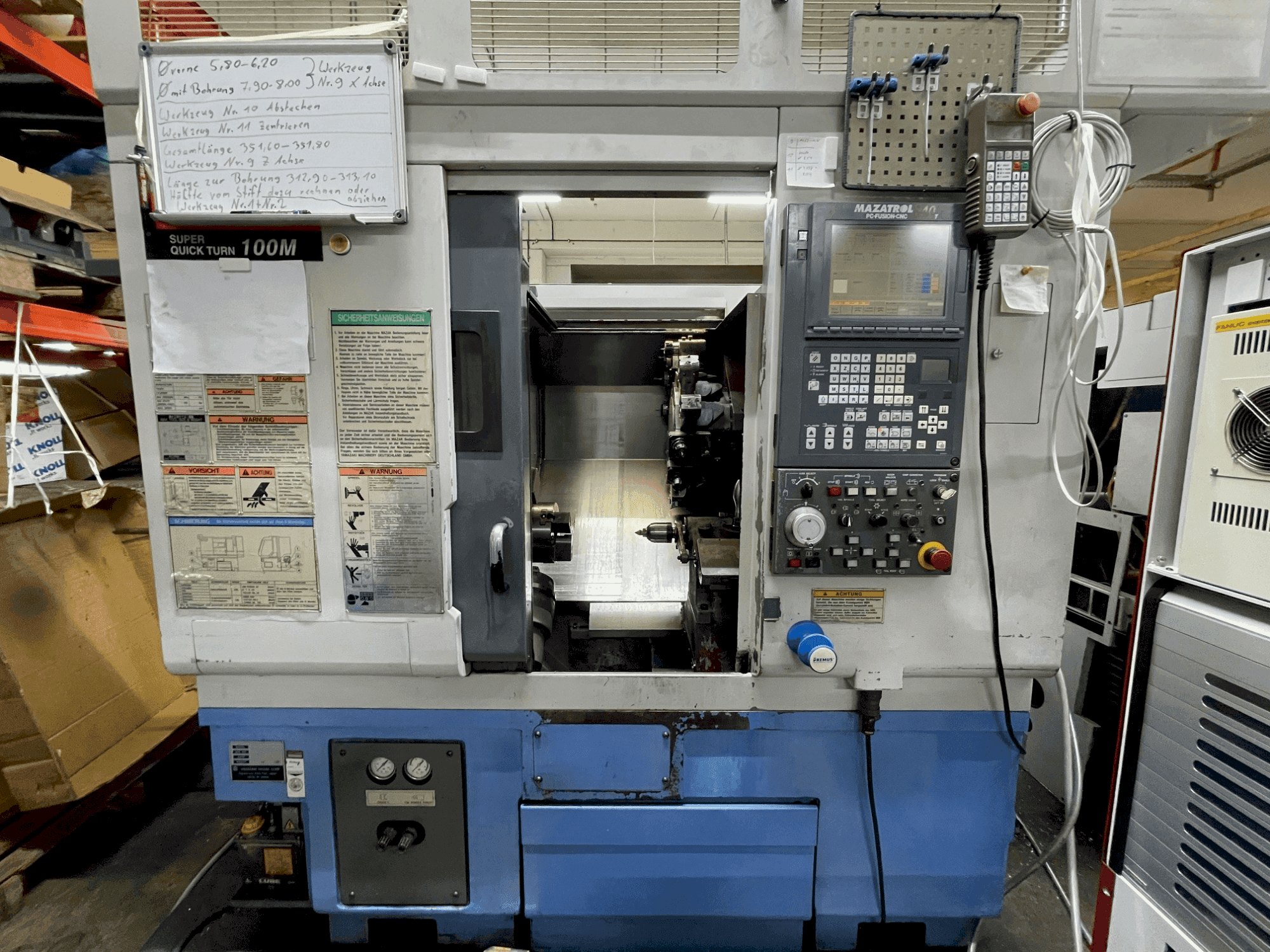 Masina Mazak SQT 100M eestvaade