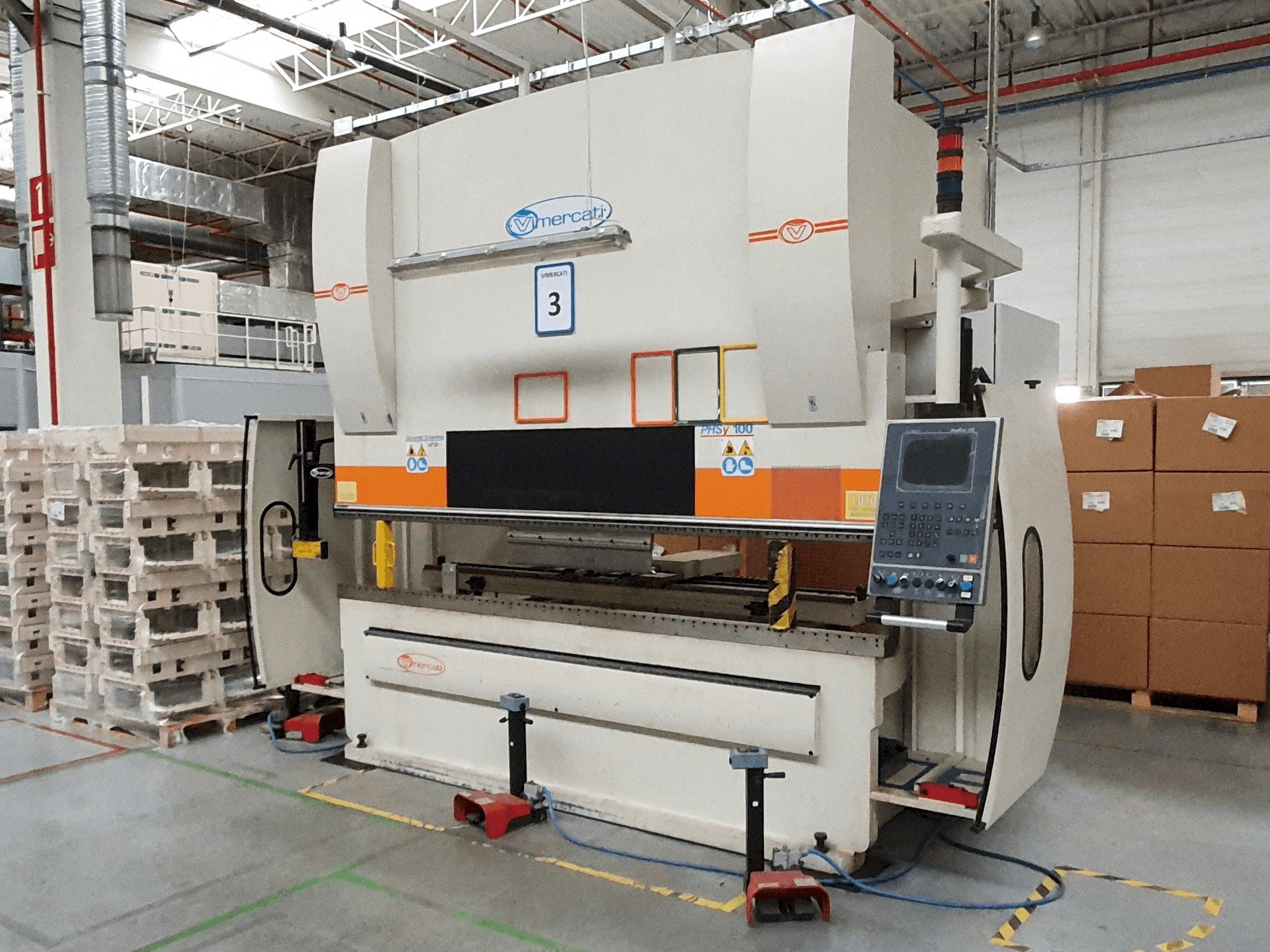 Masina Vimercati PHSY 100x3050 eestvaade