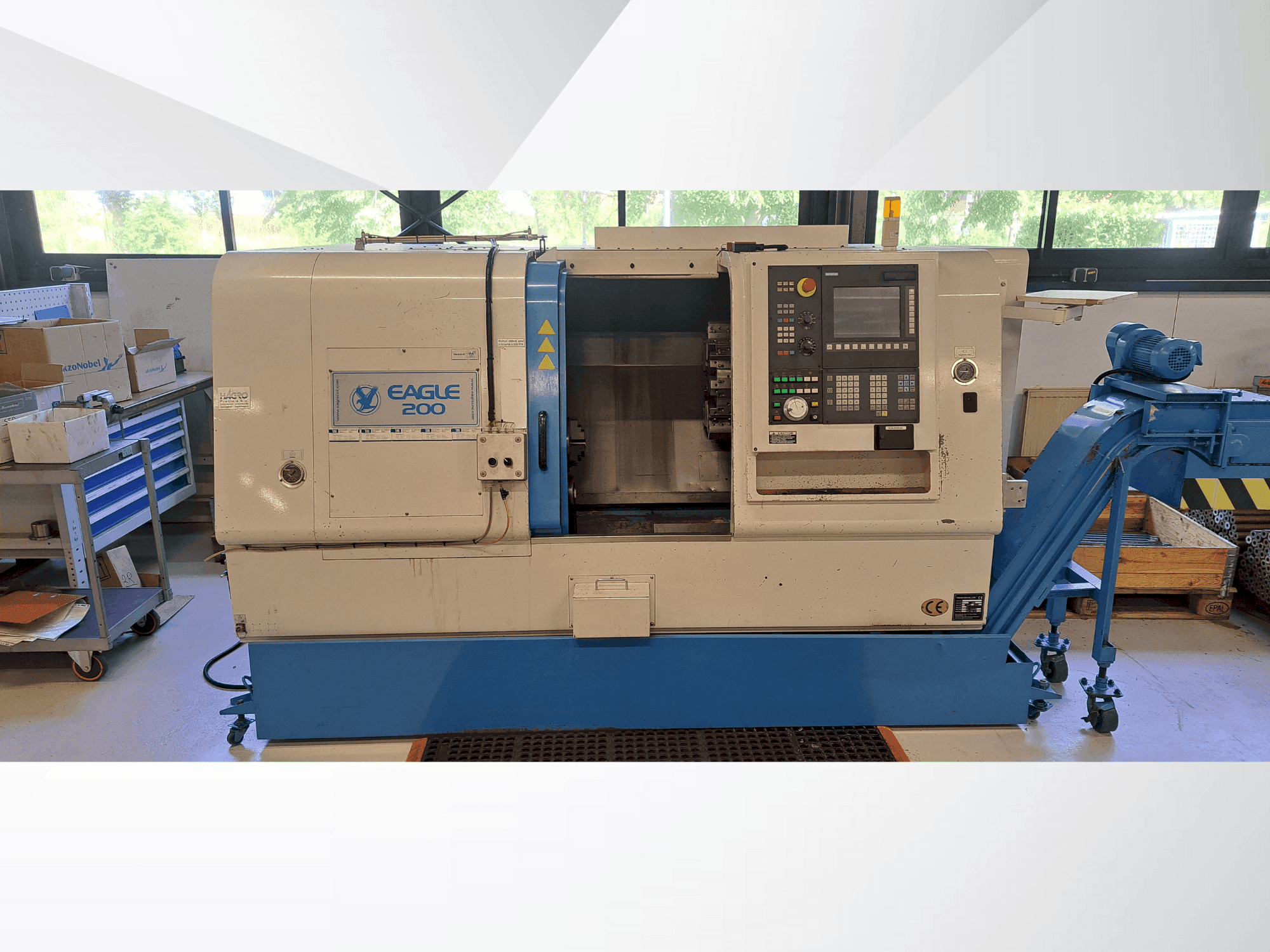 Masina Dugard Eagle FCL-200HT eestvaade