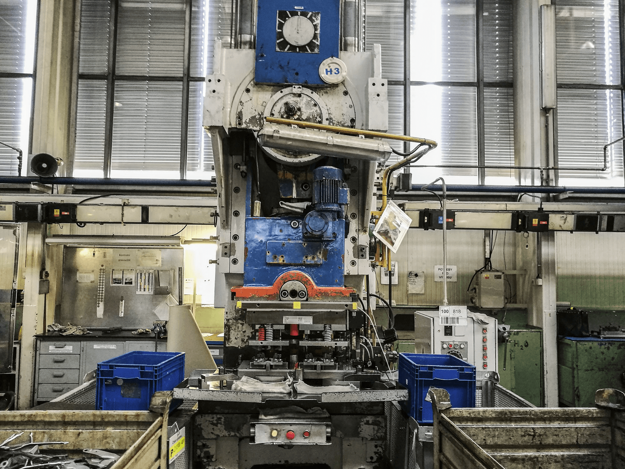 Masina ZTS LEK-160 eestvaade