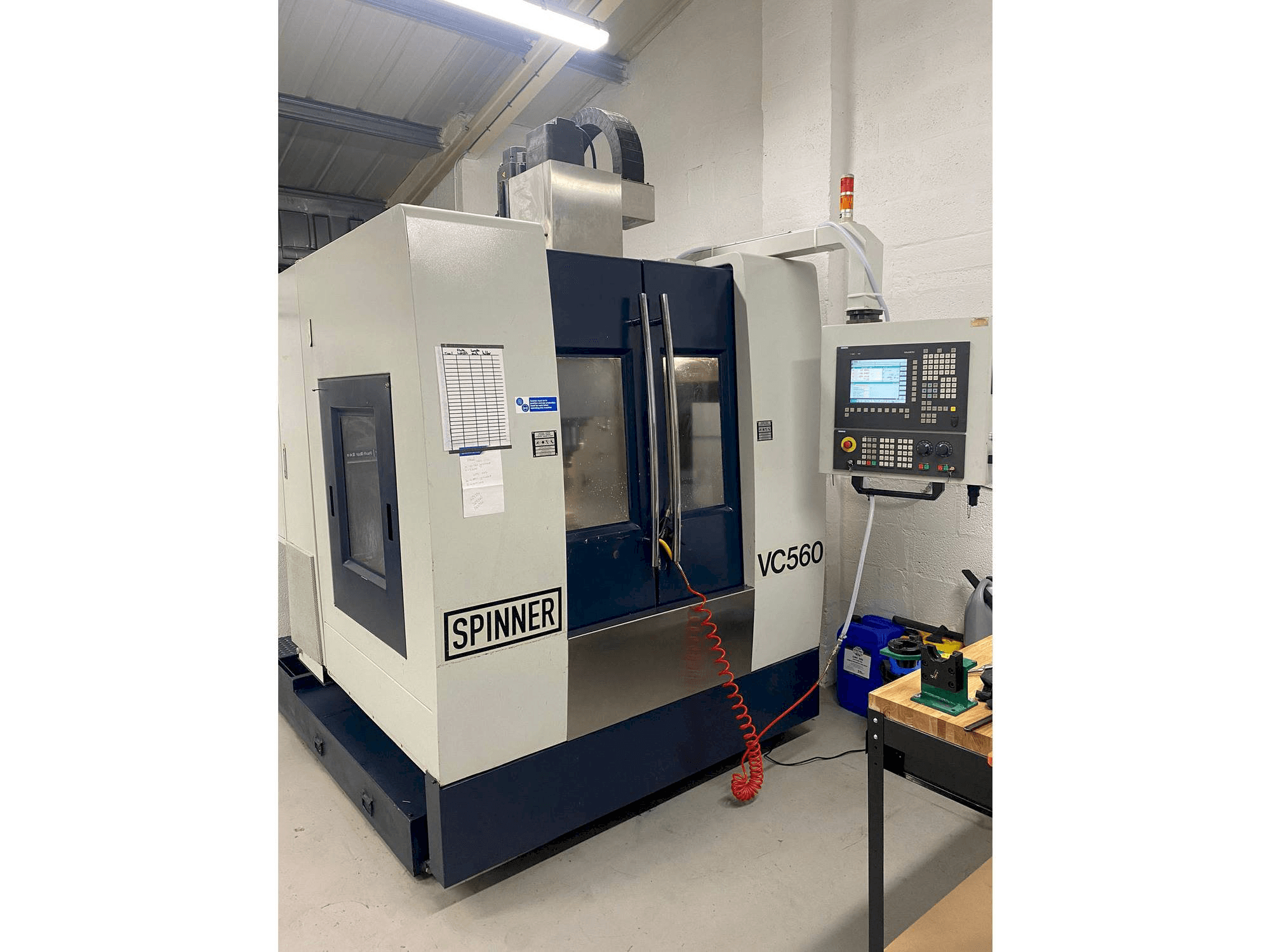 Masina SPINNER VC560 eestvaade