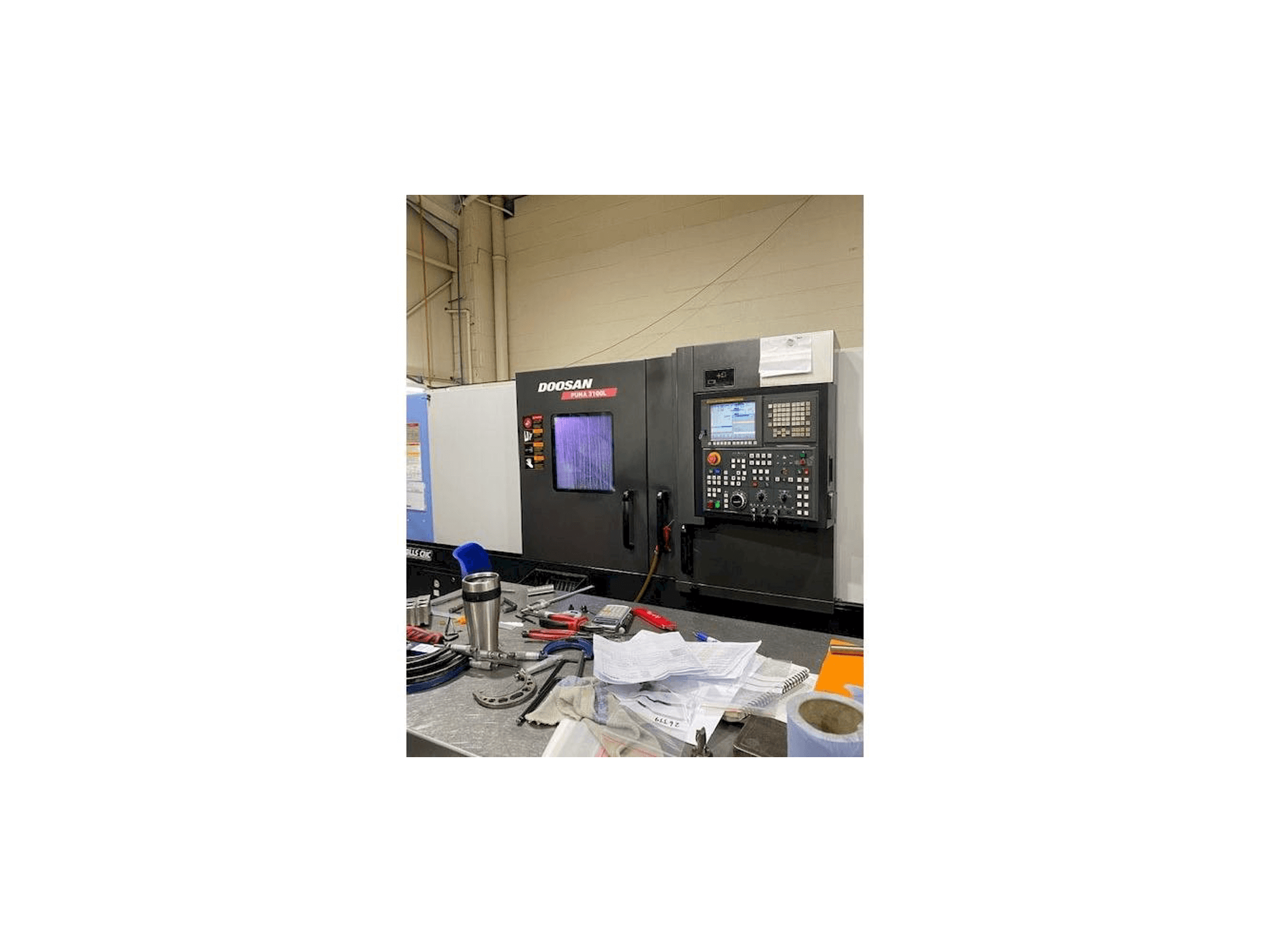 Masina Doosan Puma 3100L eestvaade