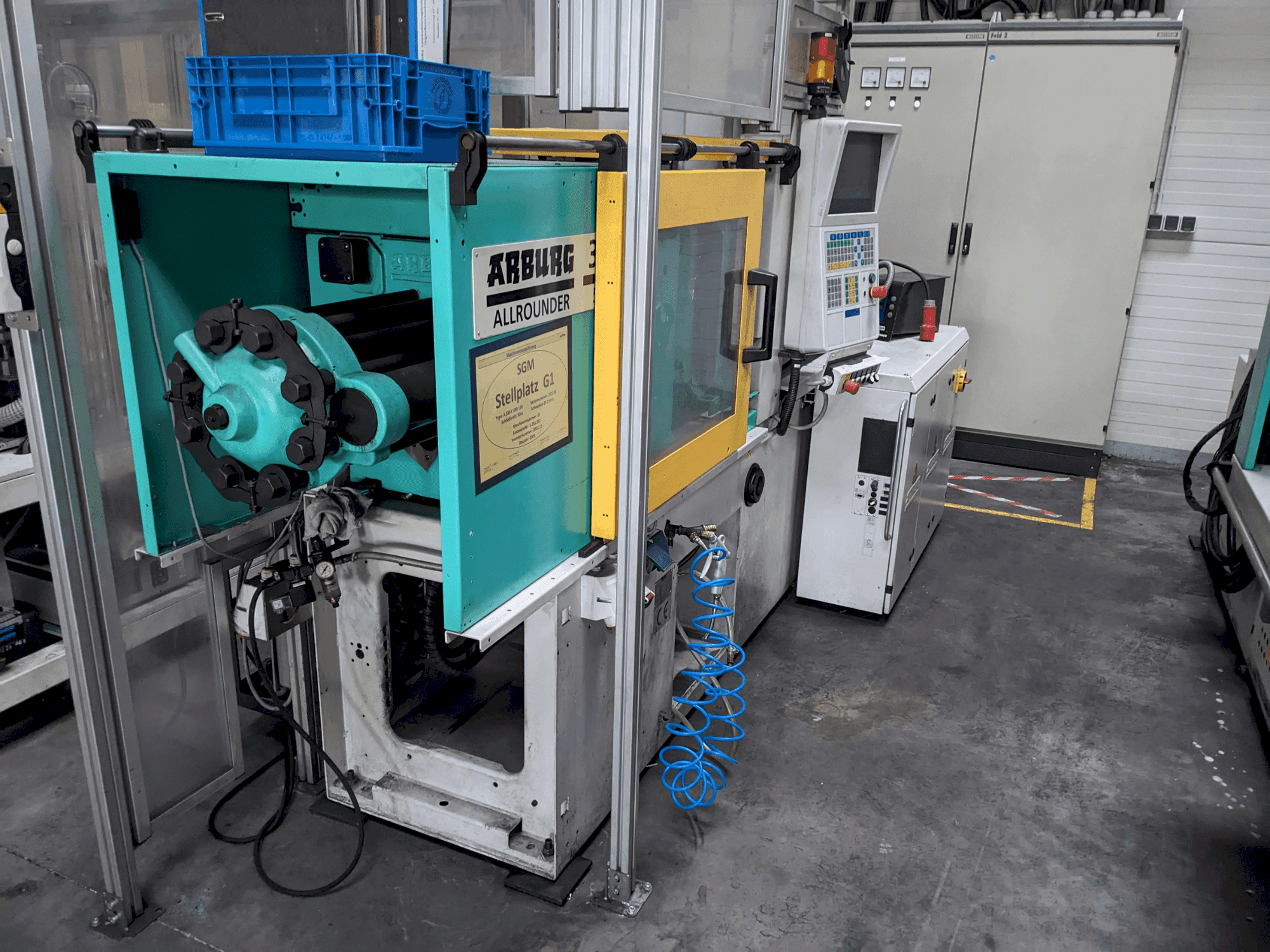 Masina Arburg 320 C 500-100 eestvaade