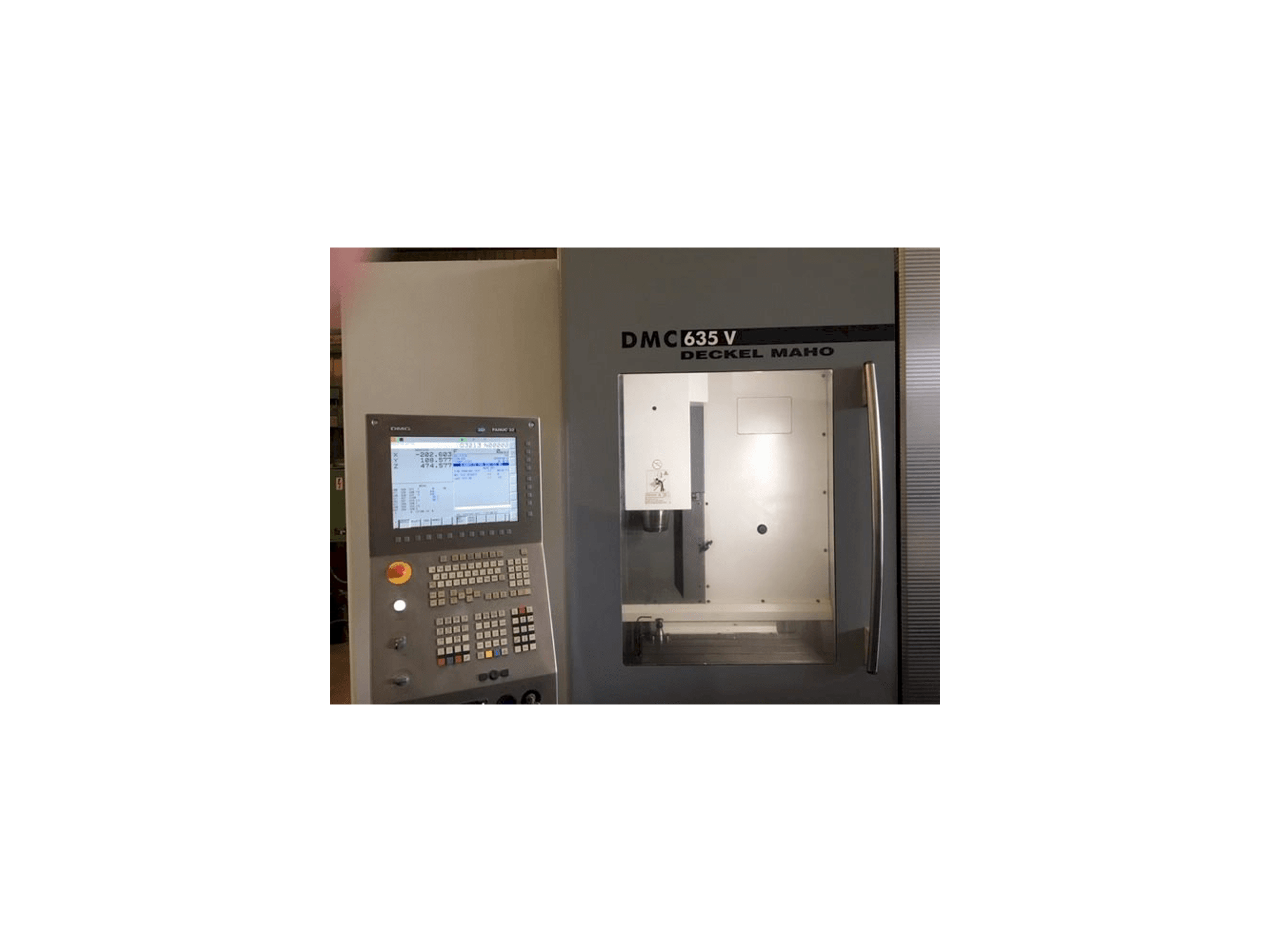 Masina DECKEL MAHO DMC 635 V eestvaade