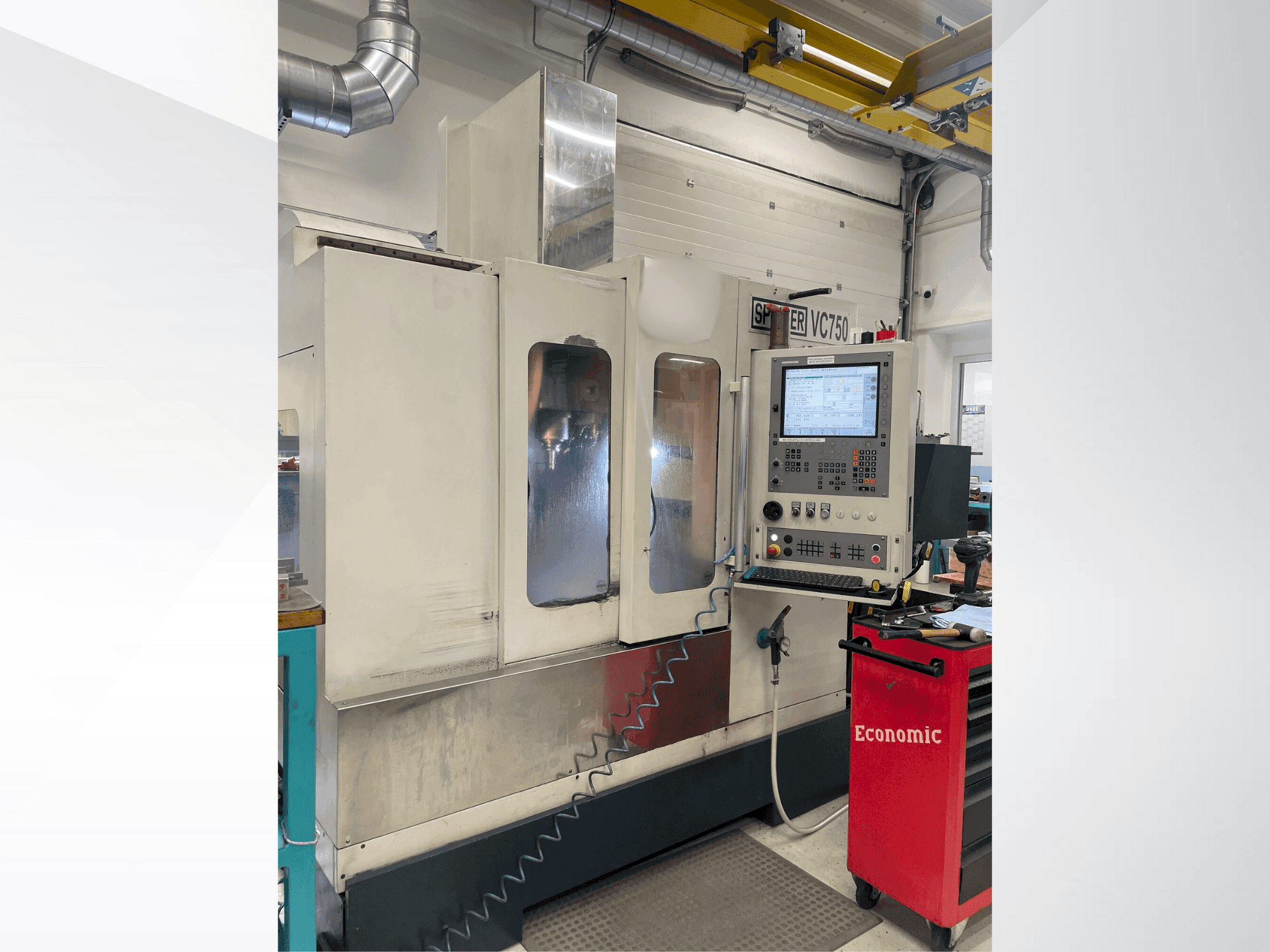 Masina SPINNER VC 750 eestvaade