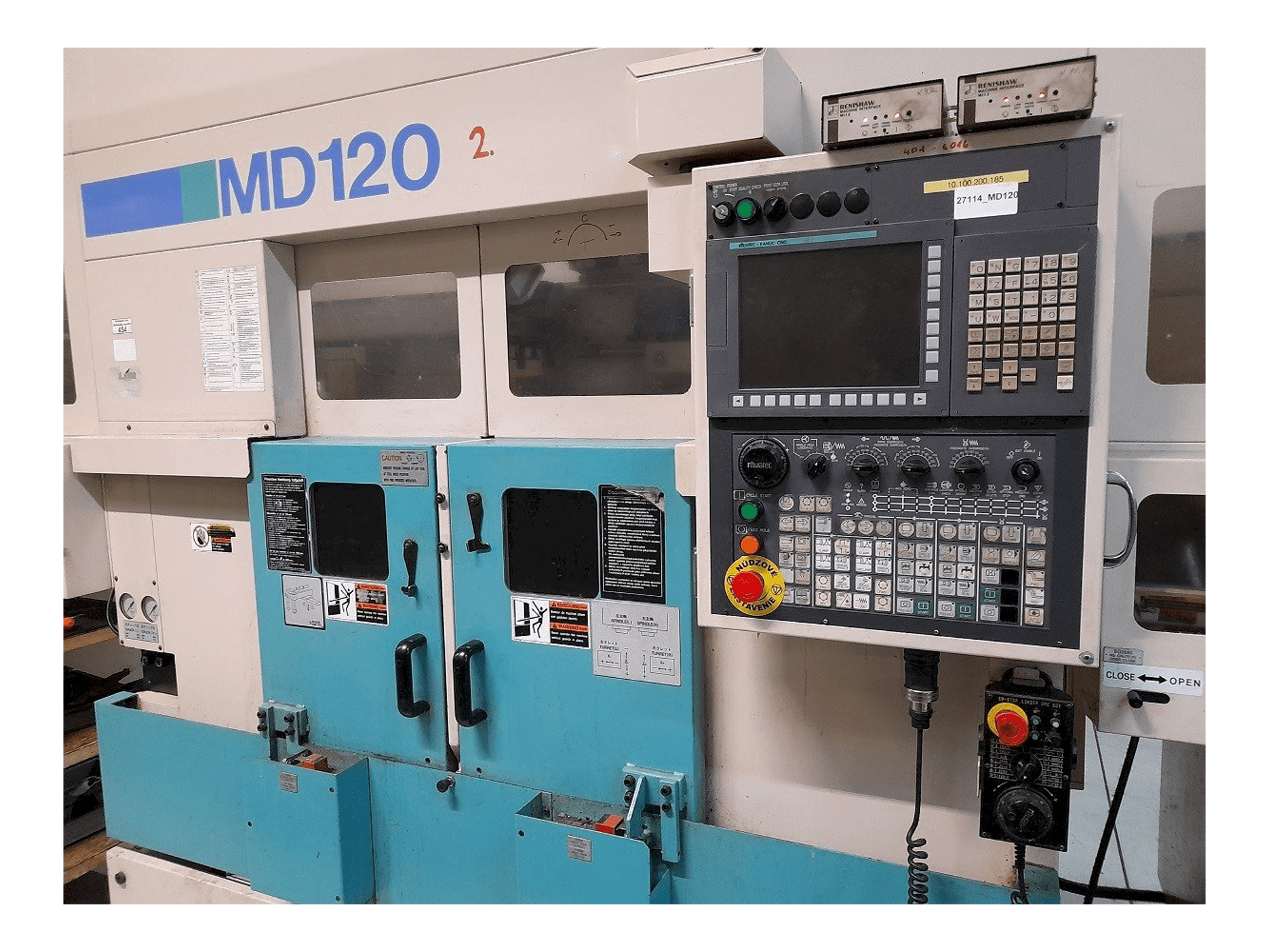 Masina Muratec MD120 + MS60 eestvaade