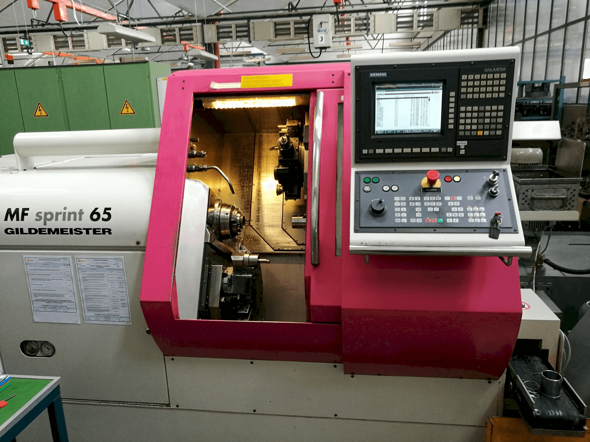 Masina Gildemeister MF Sprint 65 eestvaade