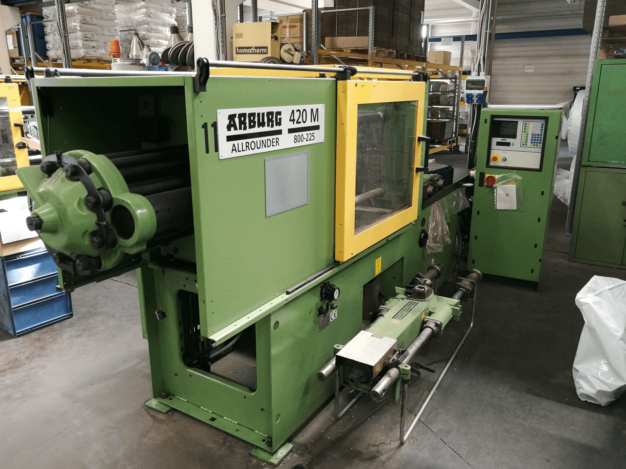 Masinavaade Arburg 420M 800-225 vasakult