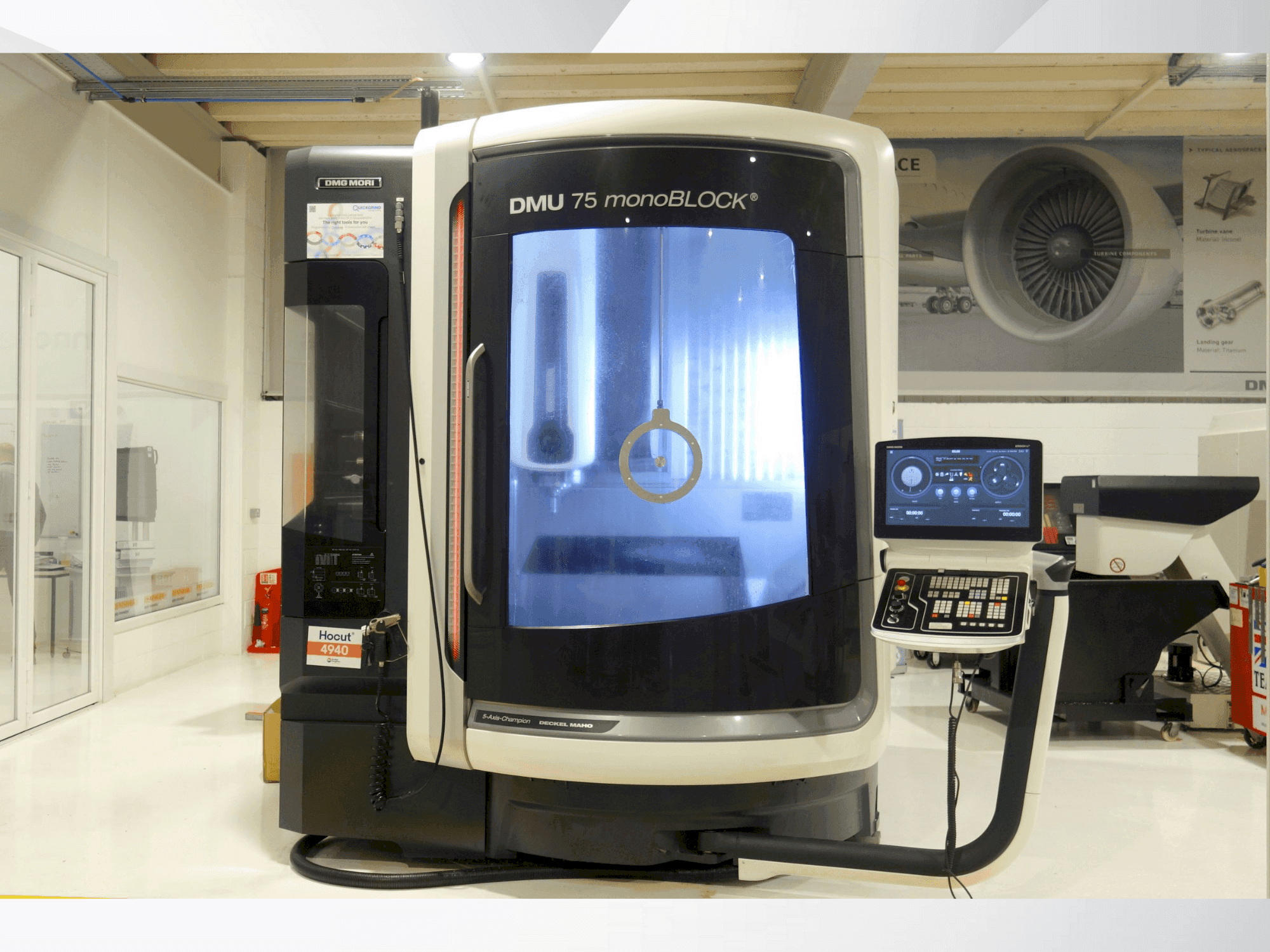 Masina DMG MORI DMU 75 Monoblock eestvaade