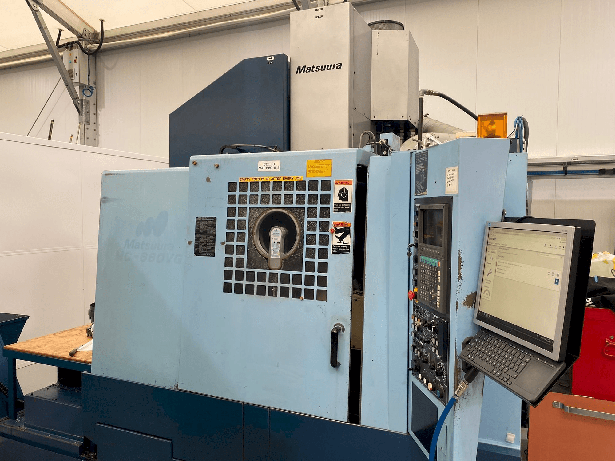 Masina Matsuura MC-660VG eestvaade