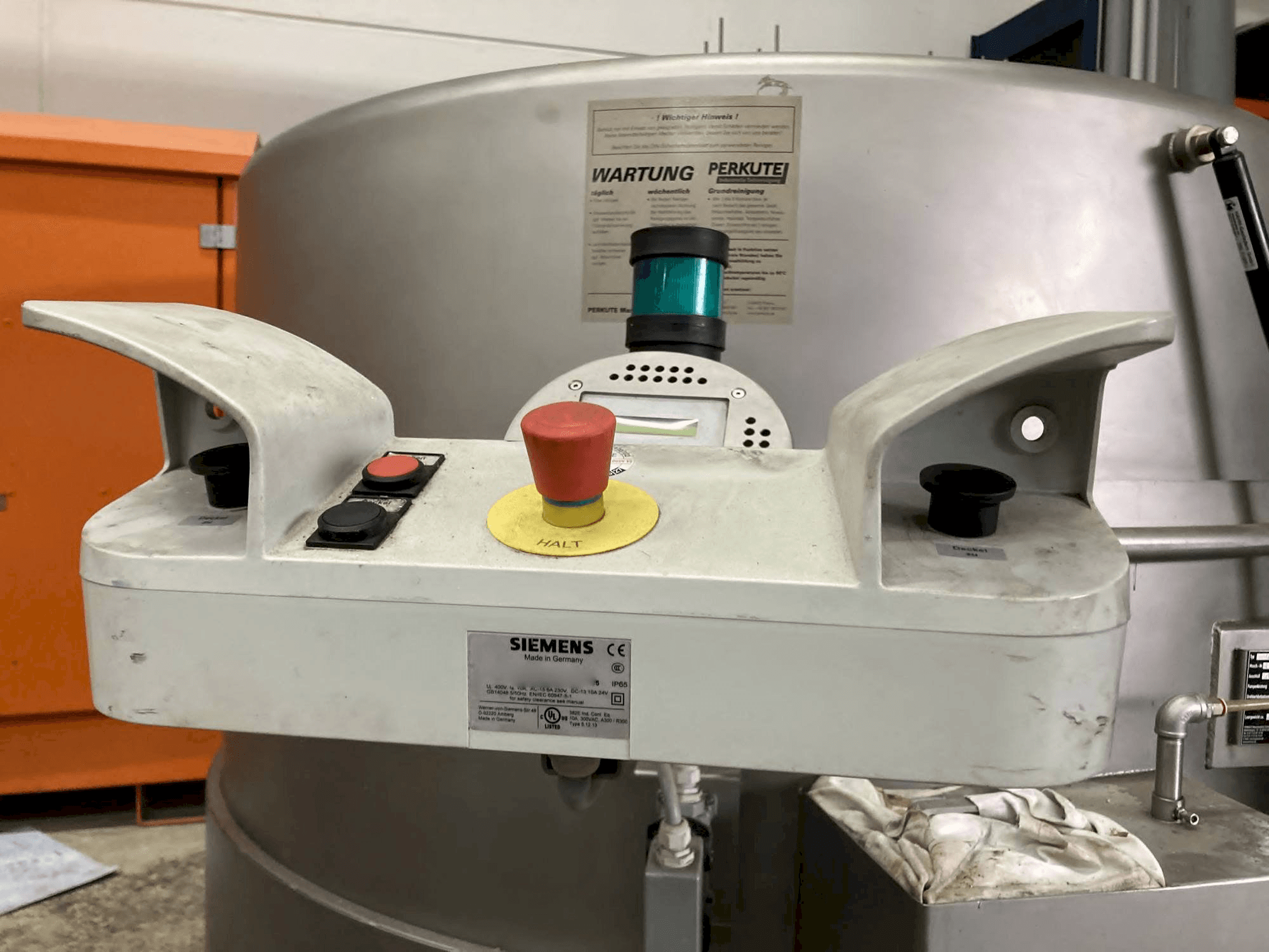 Masinavaade PERKUTE SP 160 vasakult