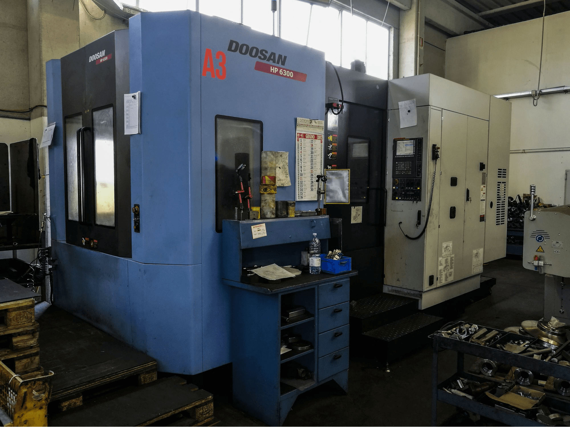 Masinavaade Doosan HP 6300 vasakult