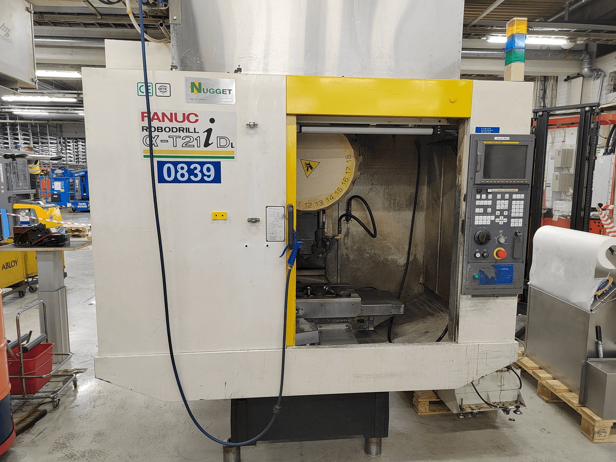 Masina FANUC Robodrill Alpha-T21iDL eestvaade