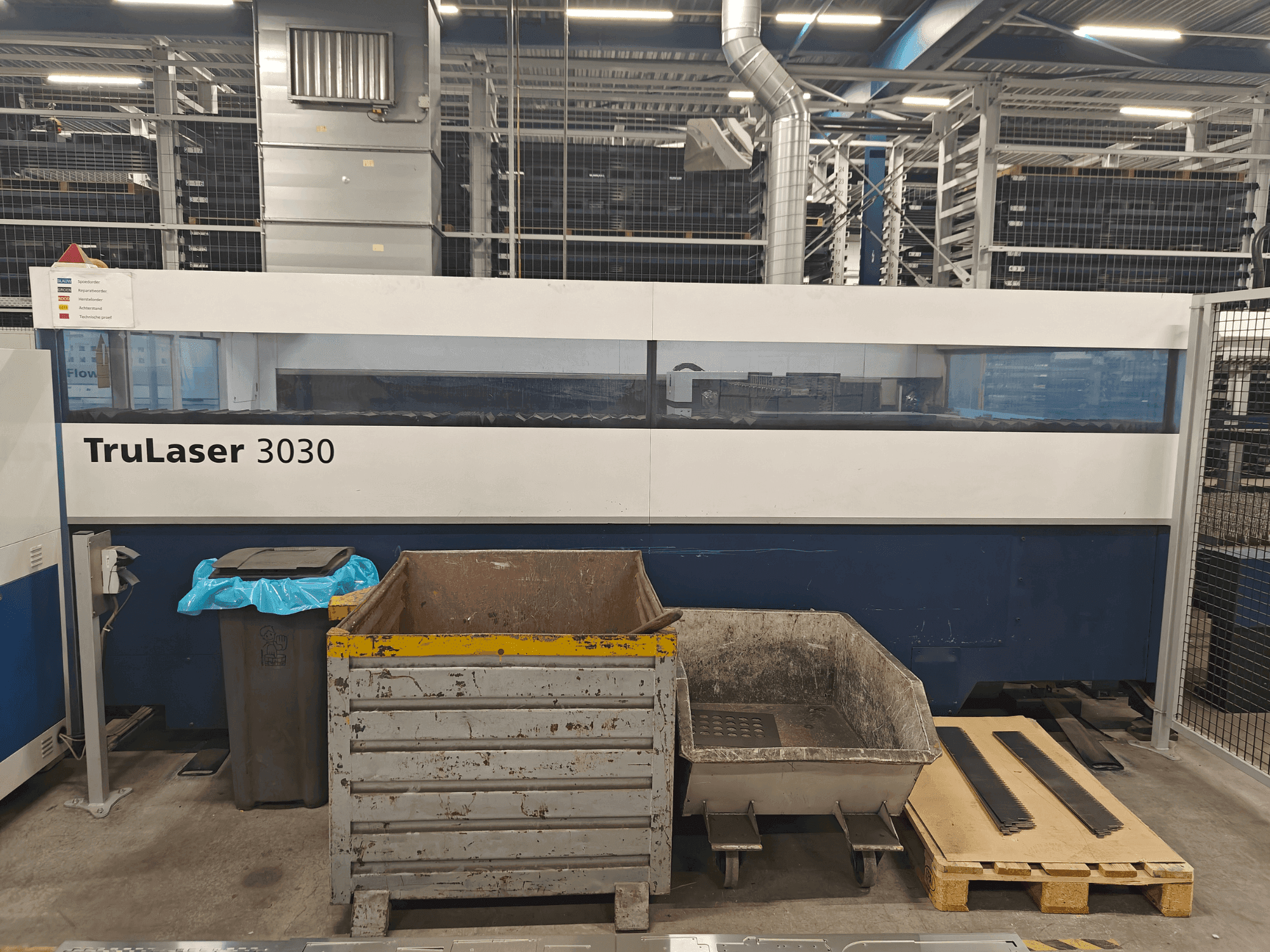 Masina TRUMPF TruLaser 3030 3,2kW CO2 eestvaade