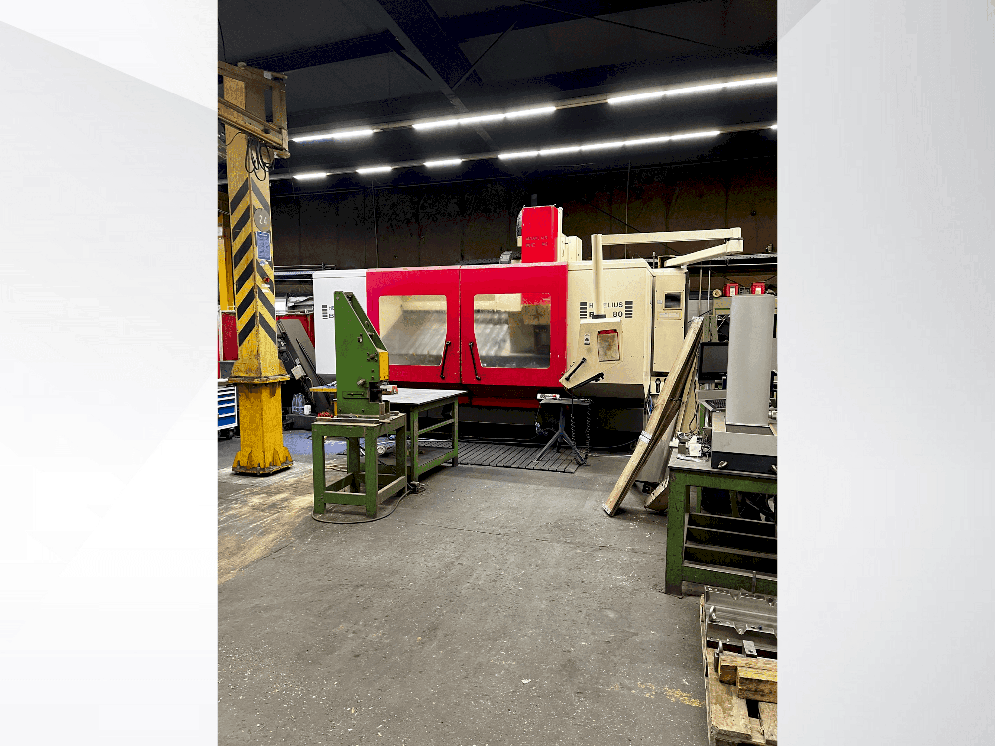 Masina HEDELIUS BC 80 eestvaade