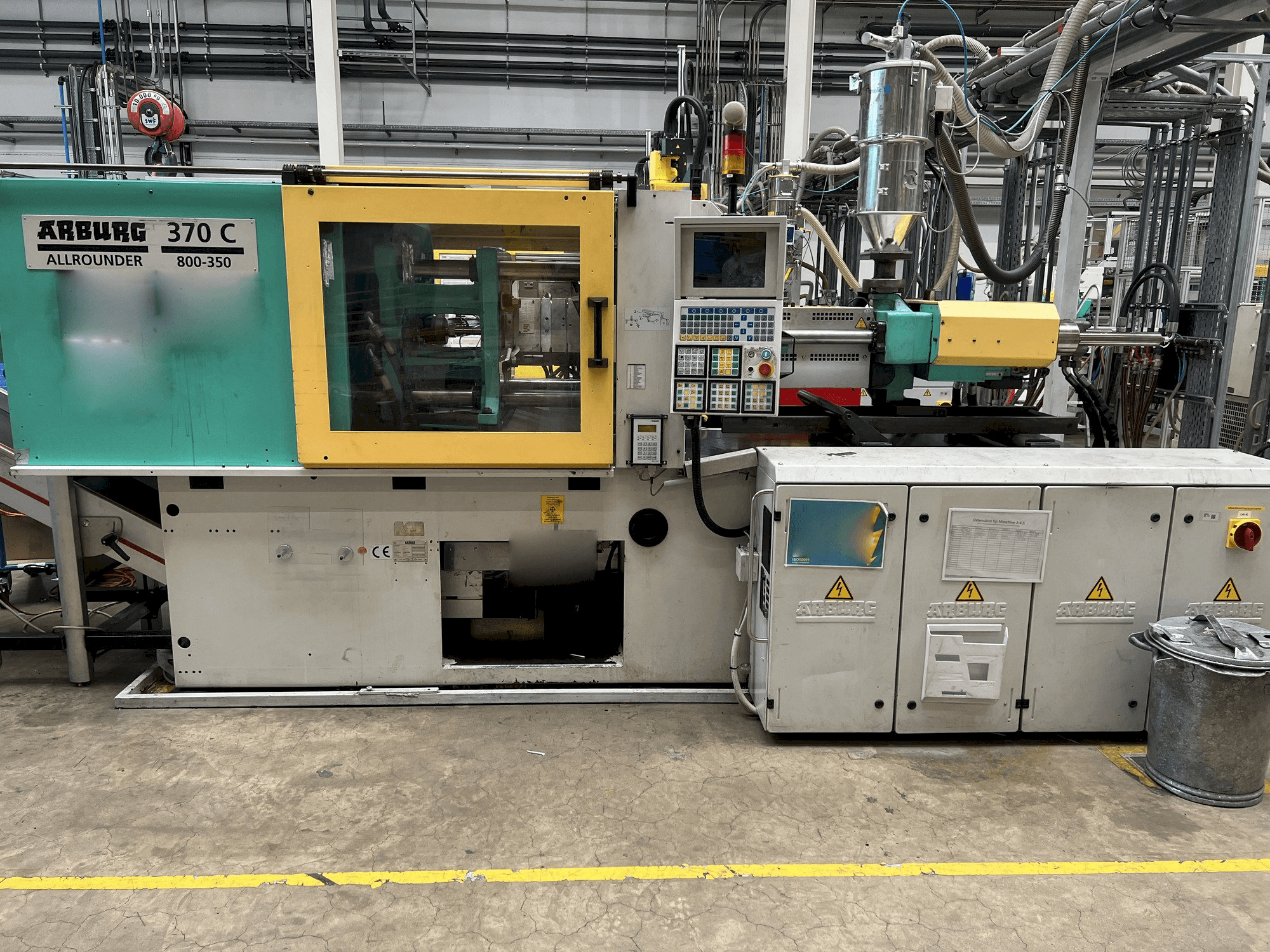 Masina Arburg 370C-800-350 eestvaade