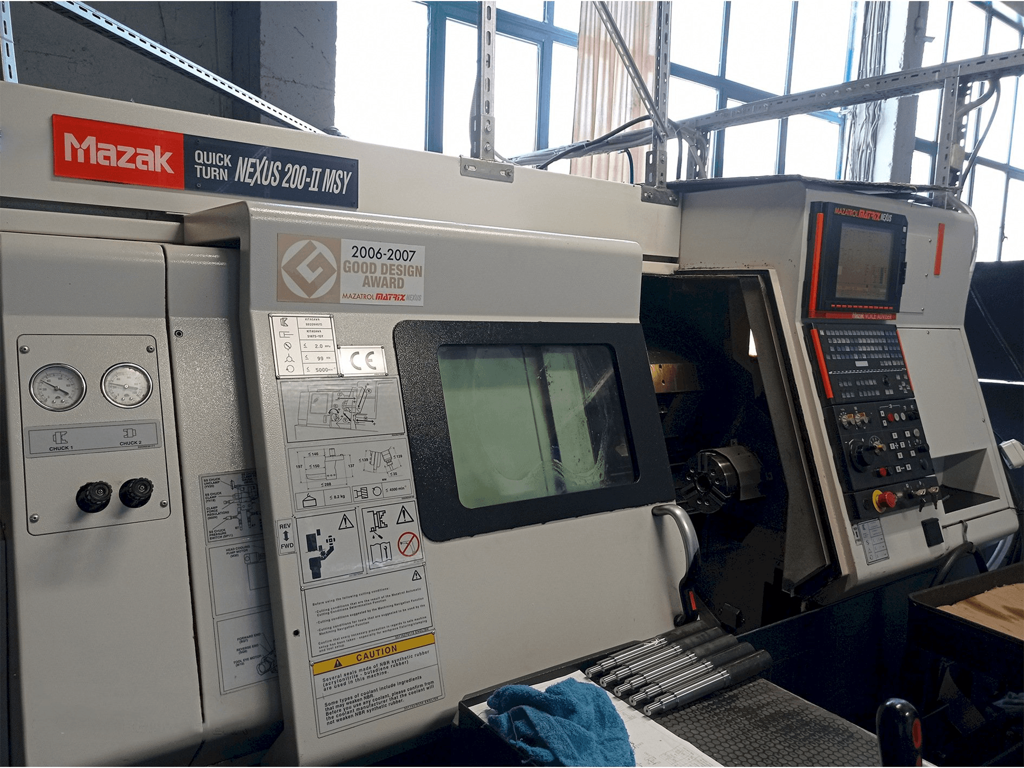 Masina Mazak Quick Turn Nexus 200-II MSY eestvaade