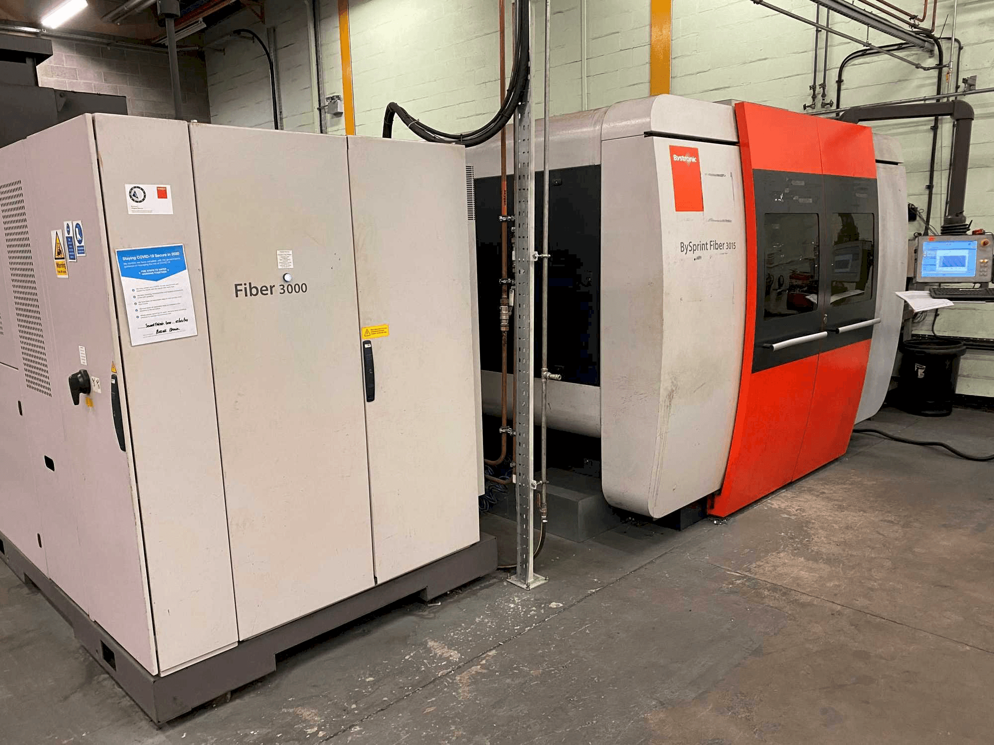 Masina Bystronic BySprint 3015 Fiber eestvaade