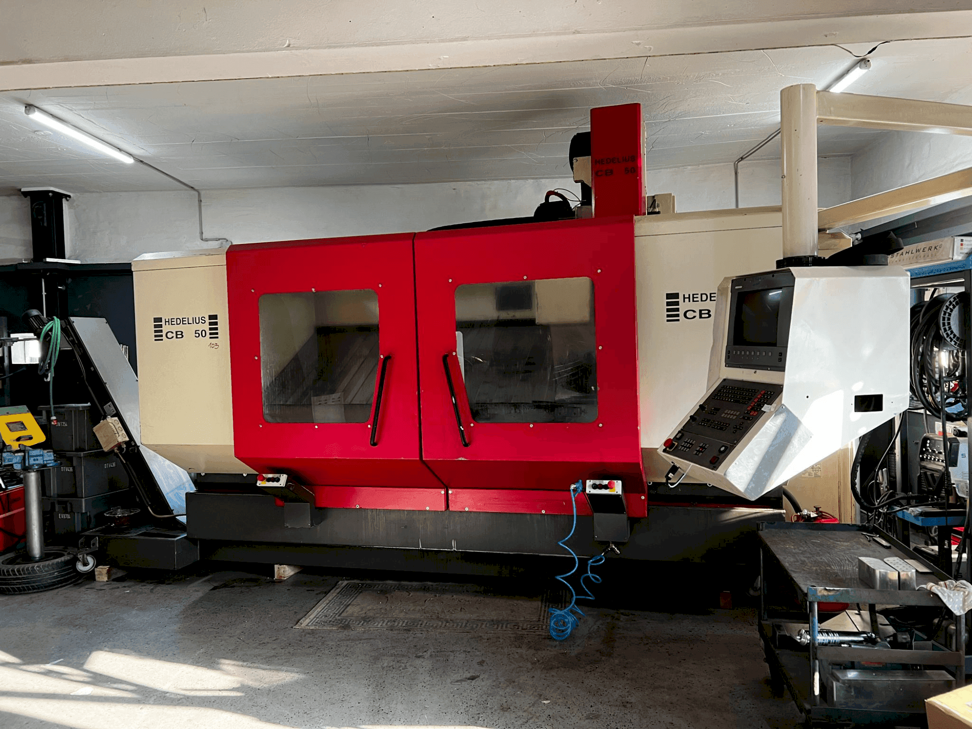 Masina HEDELIUS CB 50 eestvaade