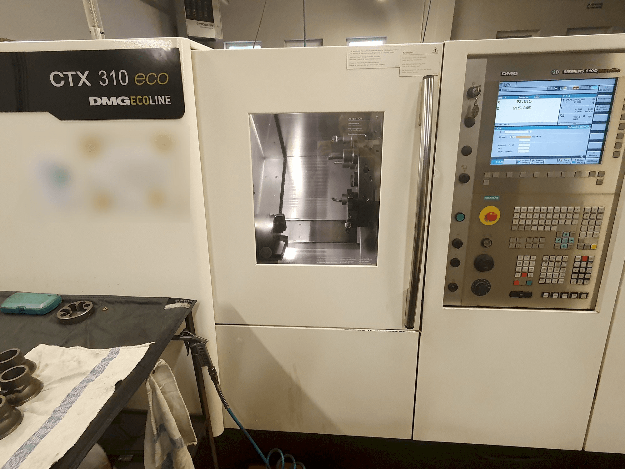 Masina DMG GILDEMEISTER ecoline CTX 310 eco V3 eestvaade