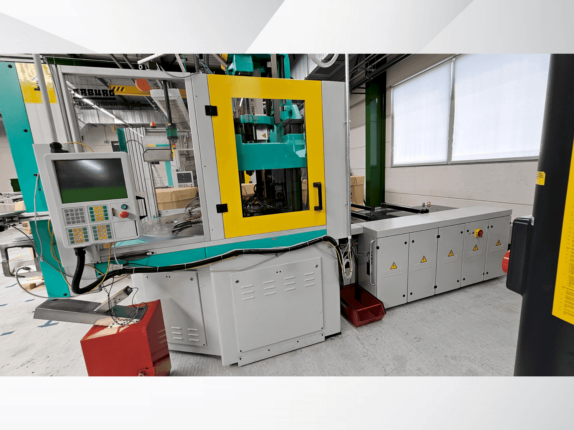 Masina Arburg Allrounder 1500 T 2000-400 eestvaade