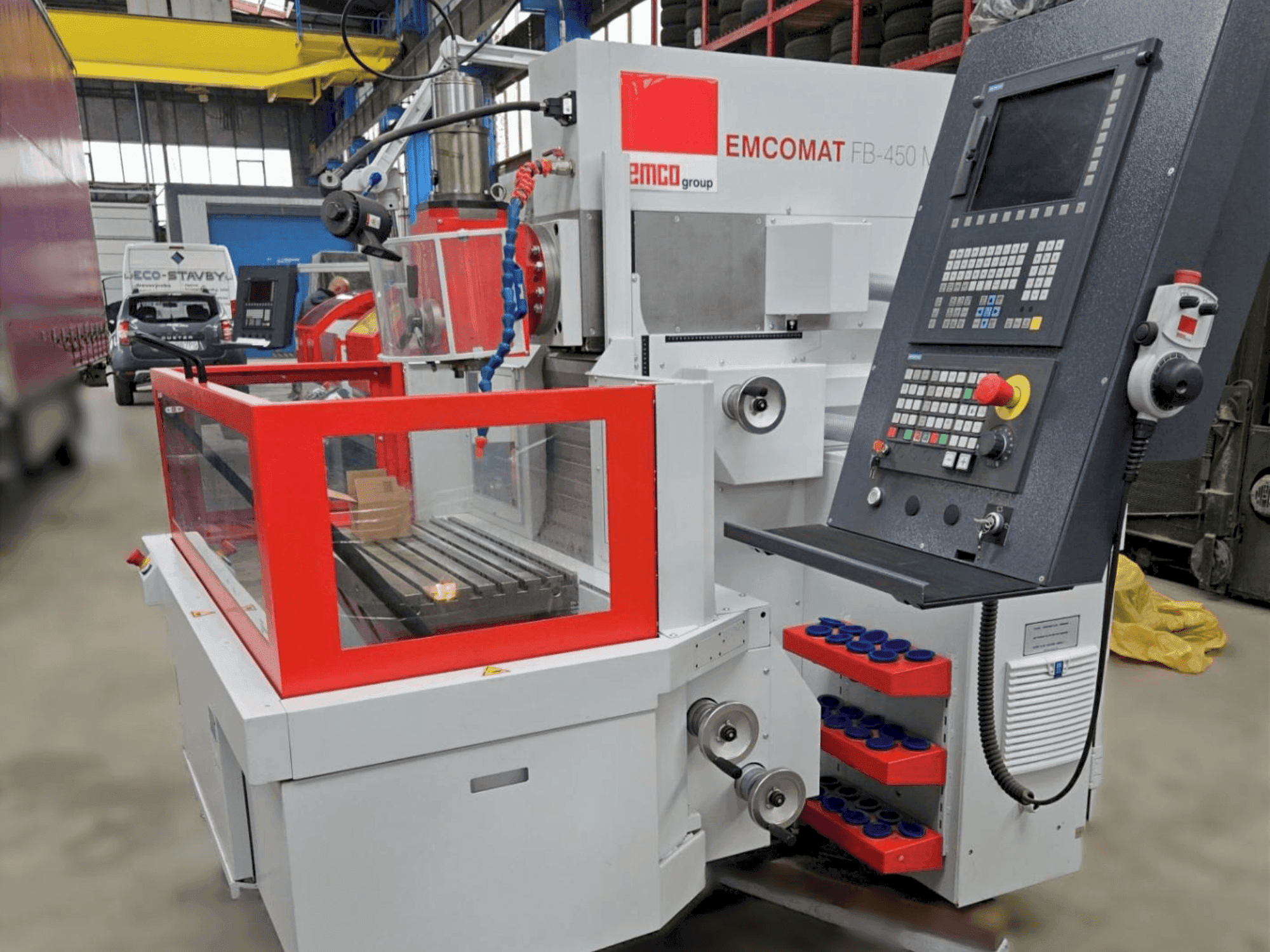 Masina EMCO Emcomat FB-450 MC eestvaade