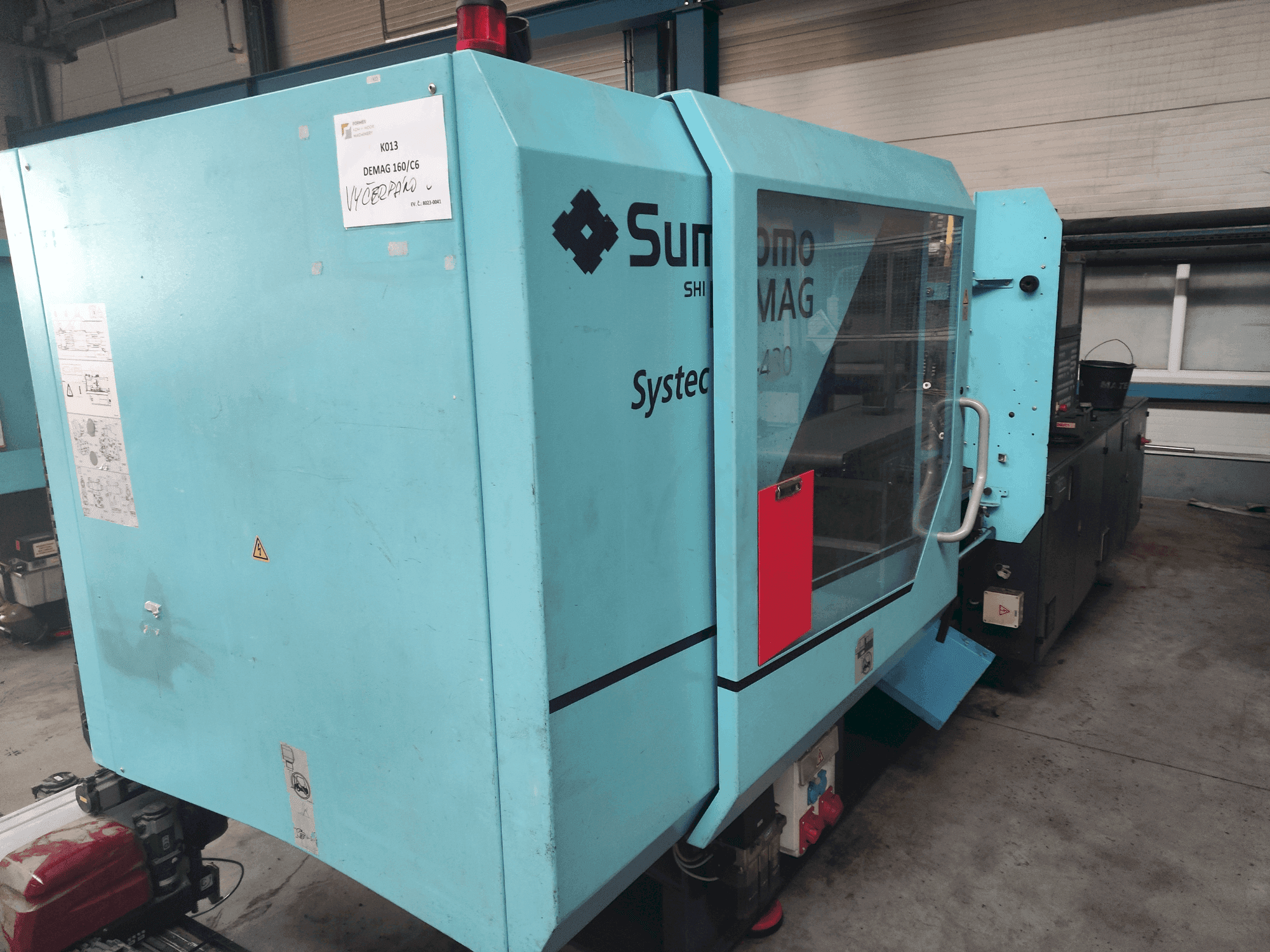 Masina DEMAG Systec 160-520/430 eestvaade