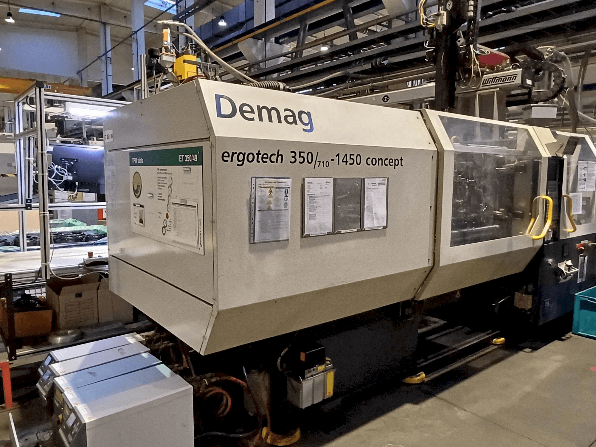 Masina SUMITOMO SHI DEMAG Ergotech 350 Concept eestvaade