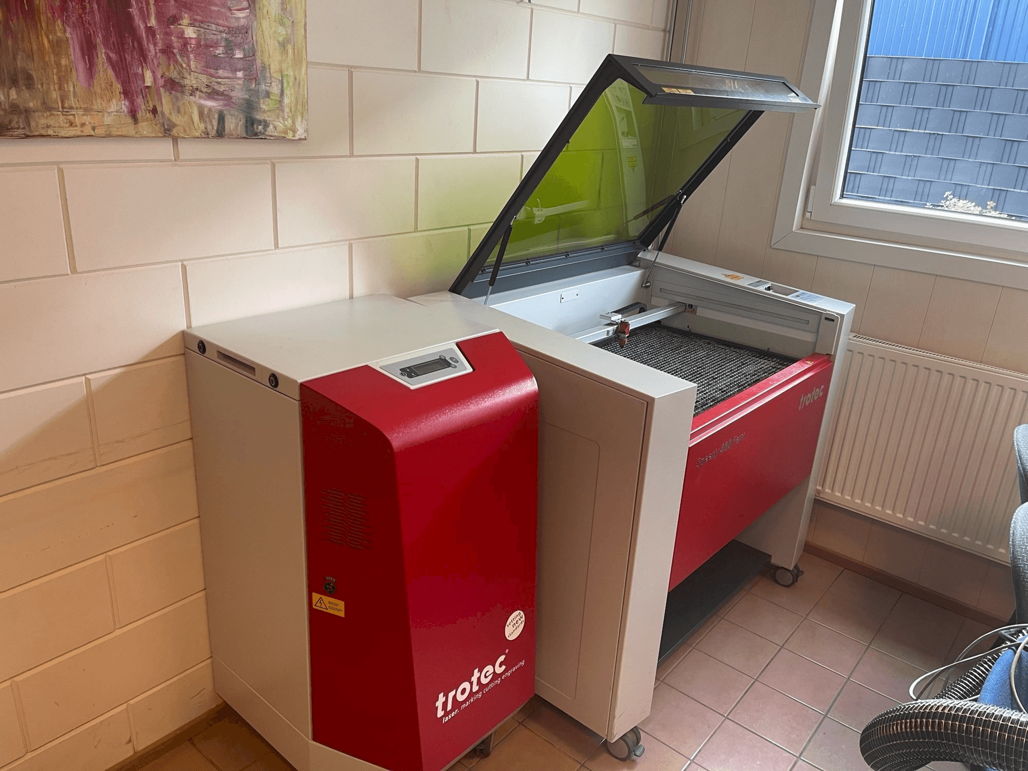 Masina Trotec Speedy 360 flexx eestvaade