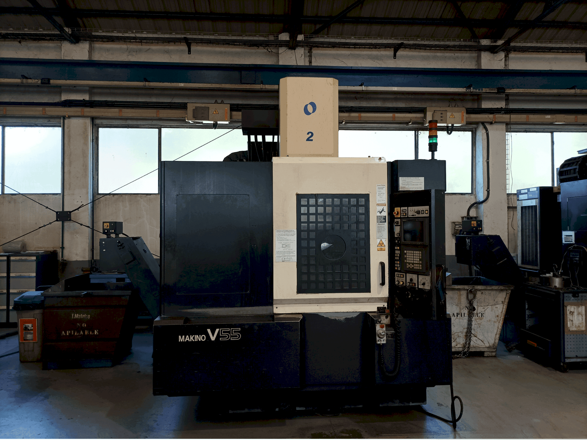 Masina Makino V55-A15 eestvaade