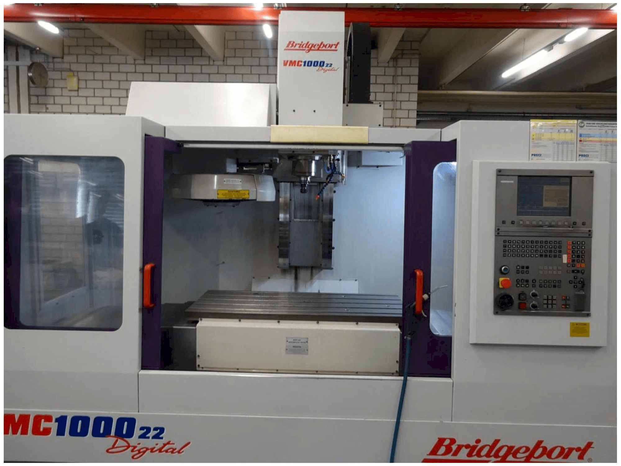 Masina Bridgeport VMC1000-22 eestvaade