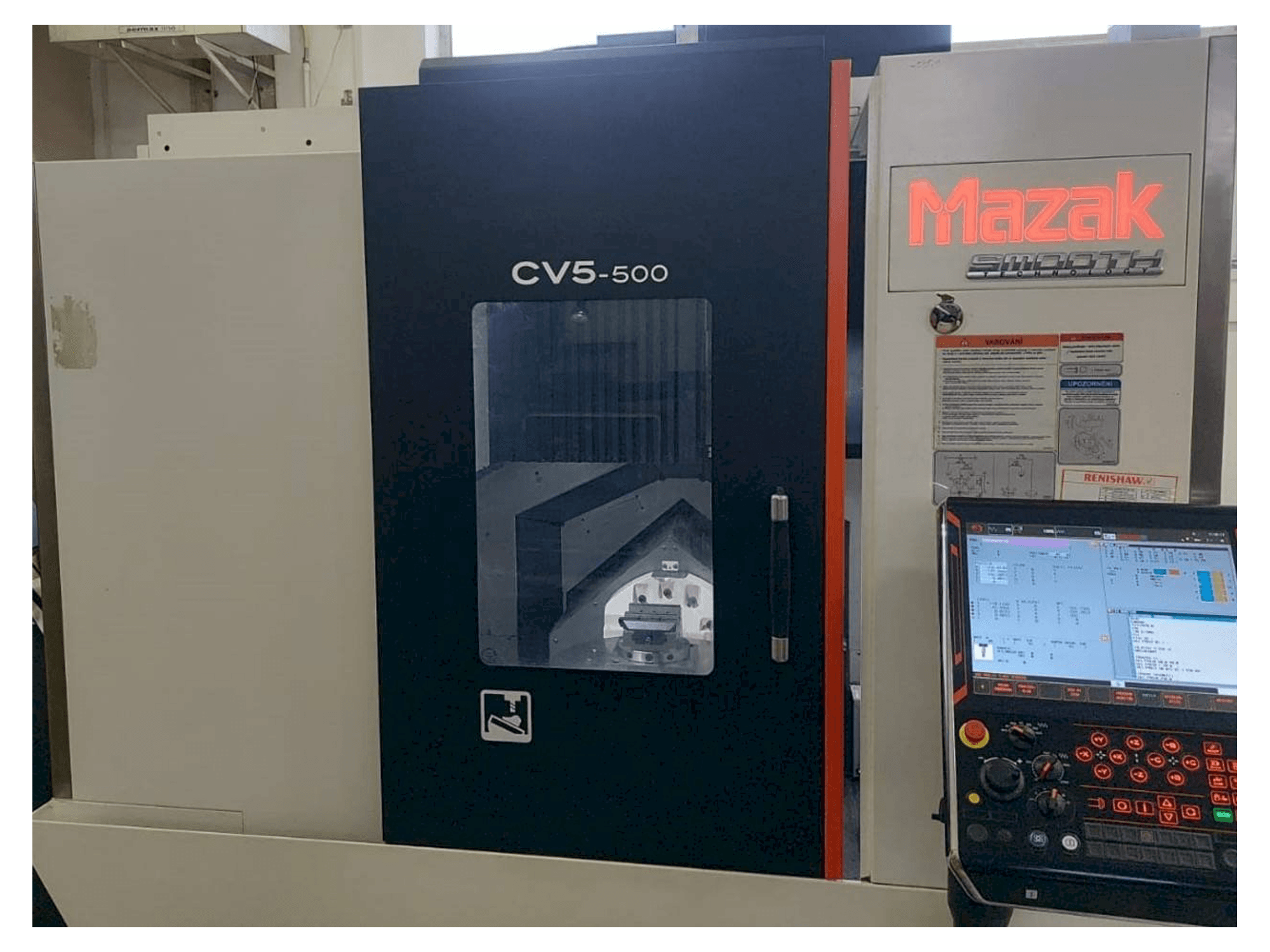 Masina Mazak CV5-500 eestvaade