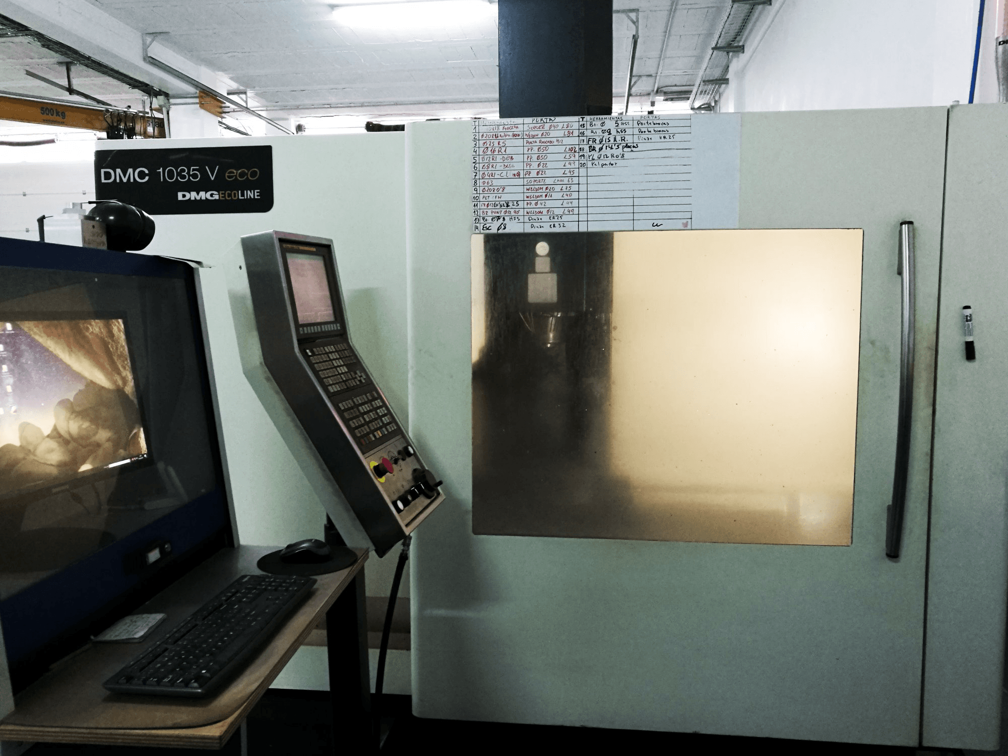 Masina DMG MORI DMC 1035 V eco eestvaade