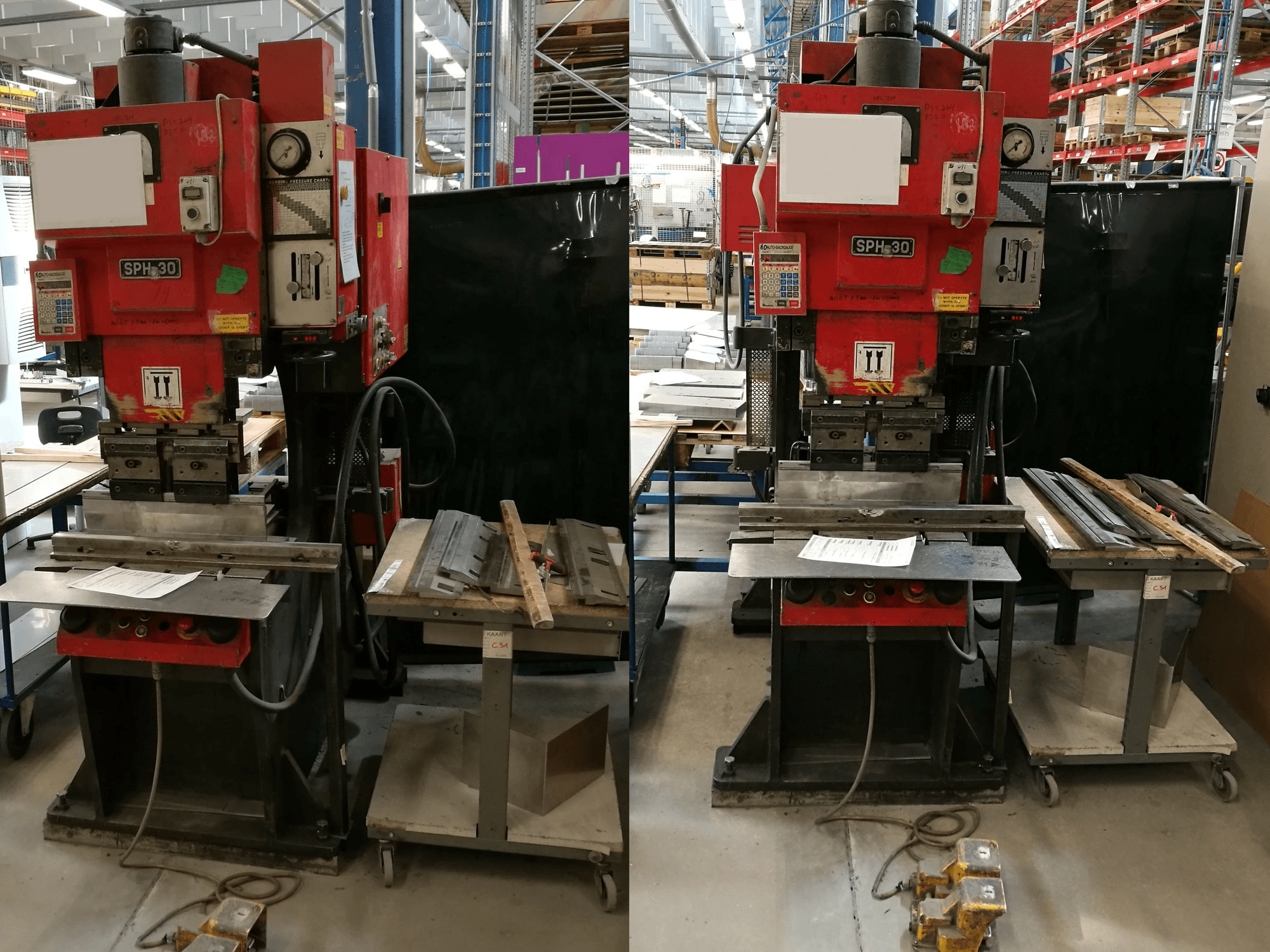 Masina AMADA SPH-30C eestvaade
