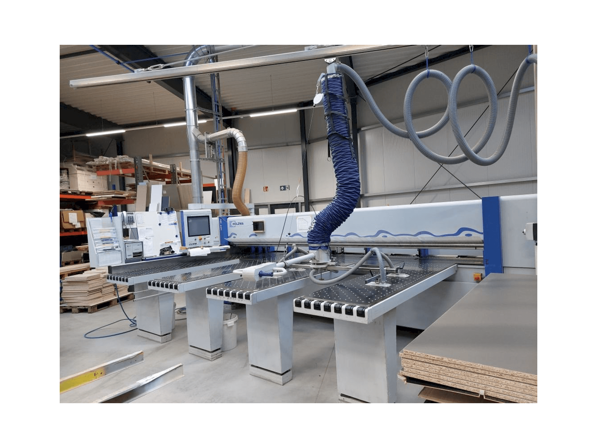 Masina HOLZMA HPP 380 eestvaade