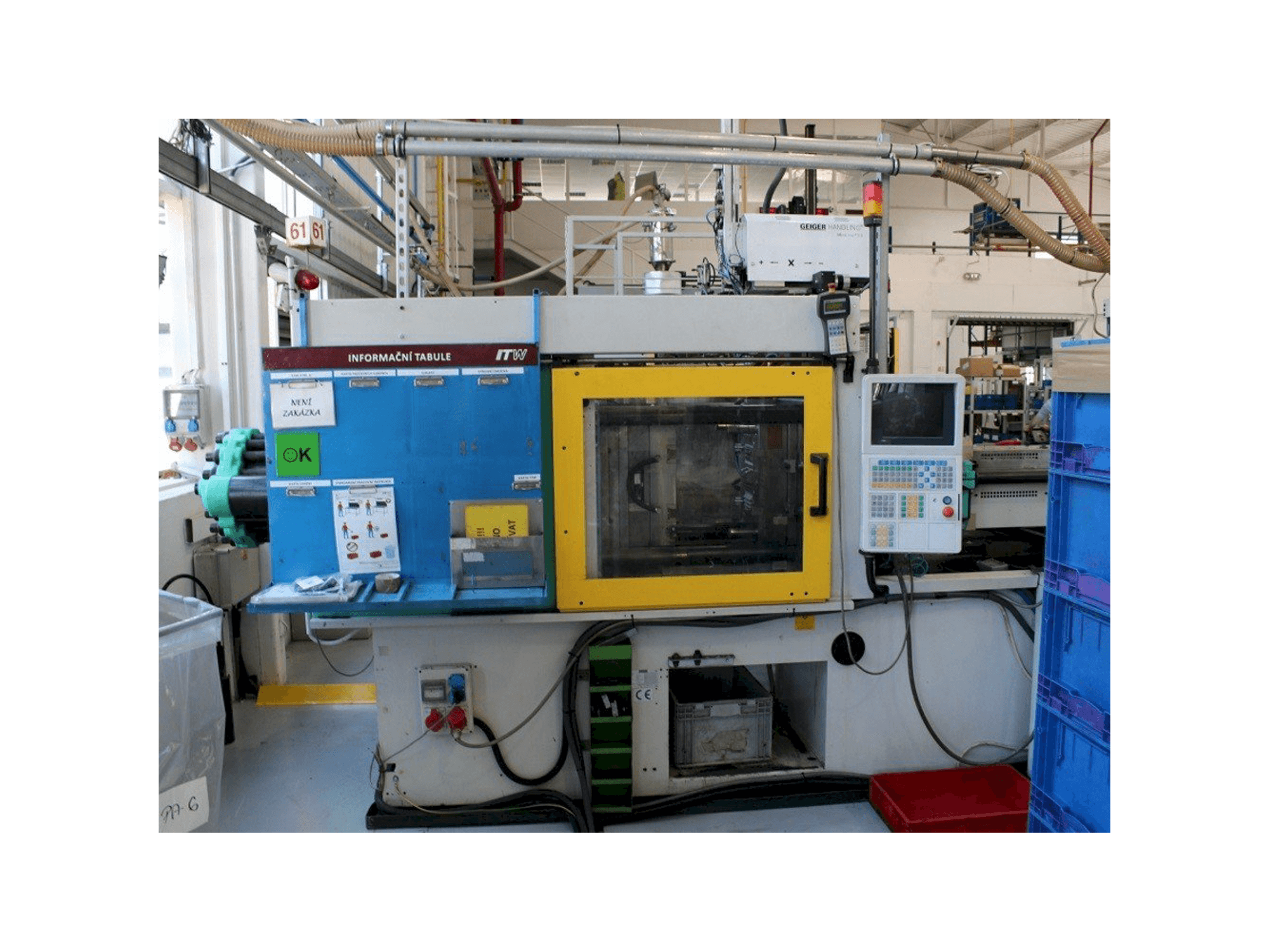 Masina Arburg 470 C 1500-800 eestvaade