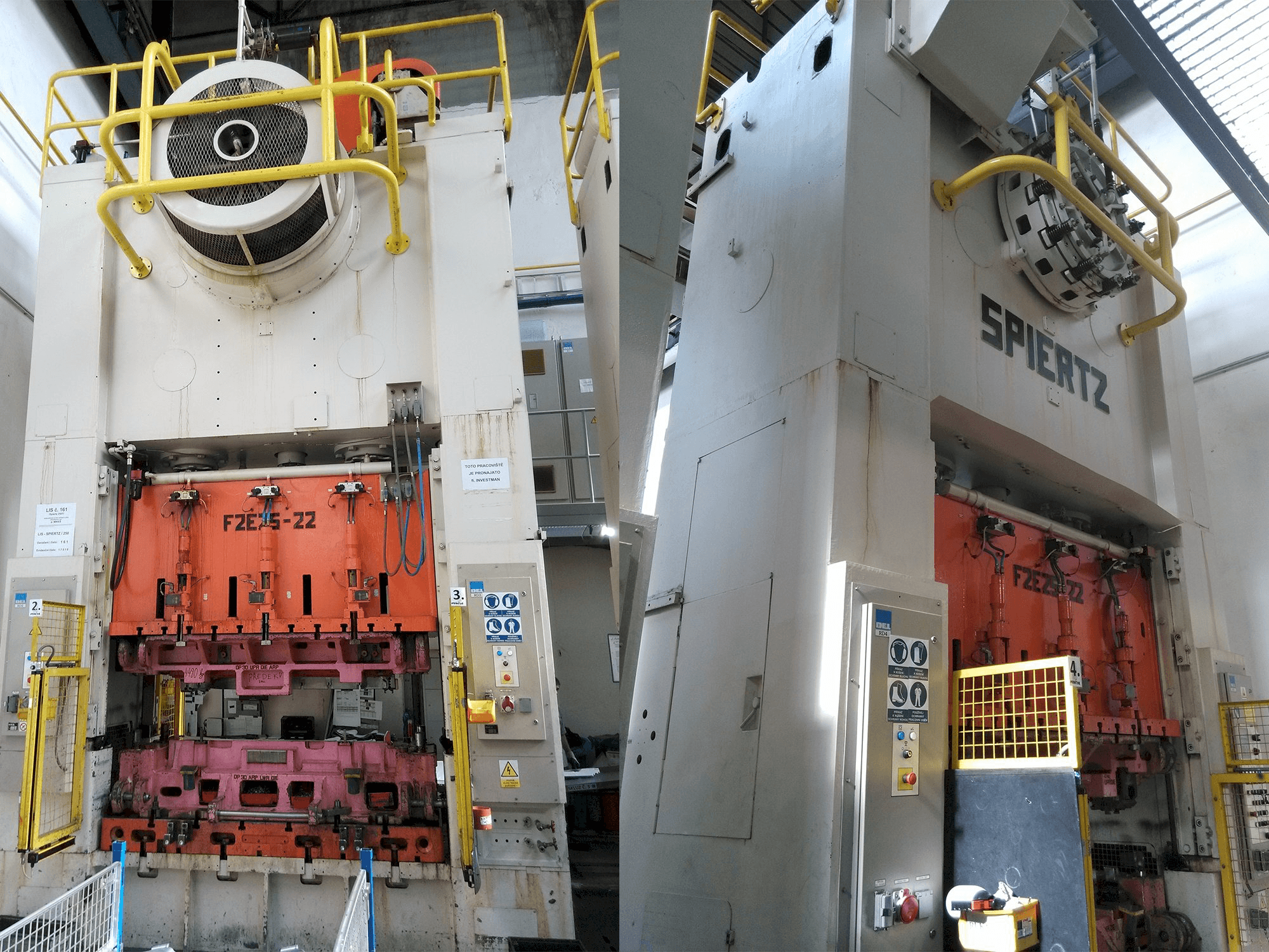 Masina Spiertz F2E 25x2.2 eestvaade