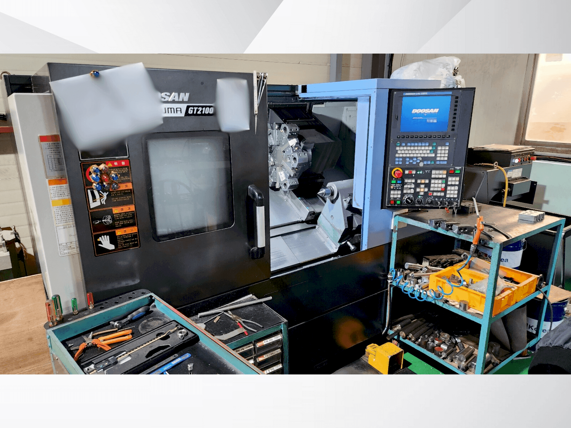 Masina DOOSAN PUMA GT2100 eestvaade