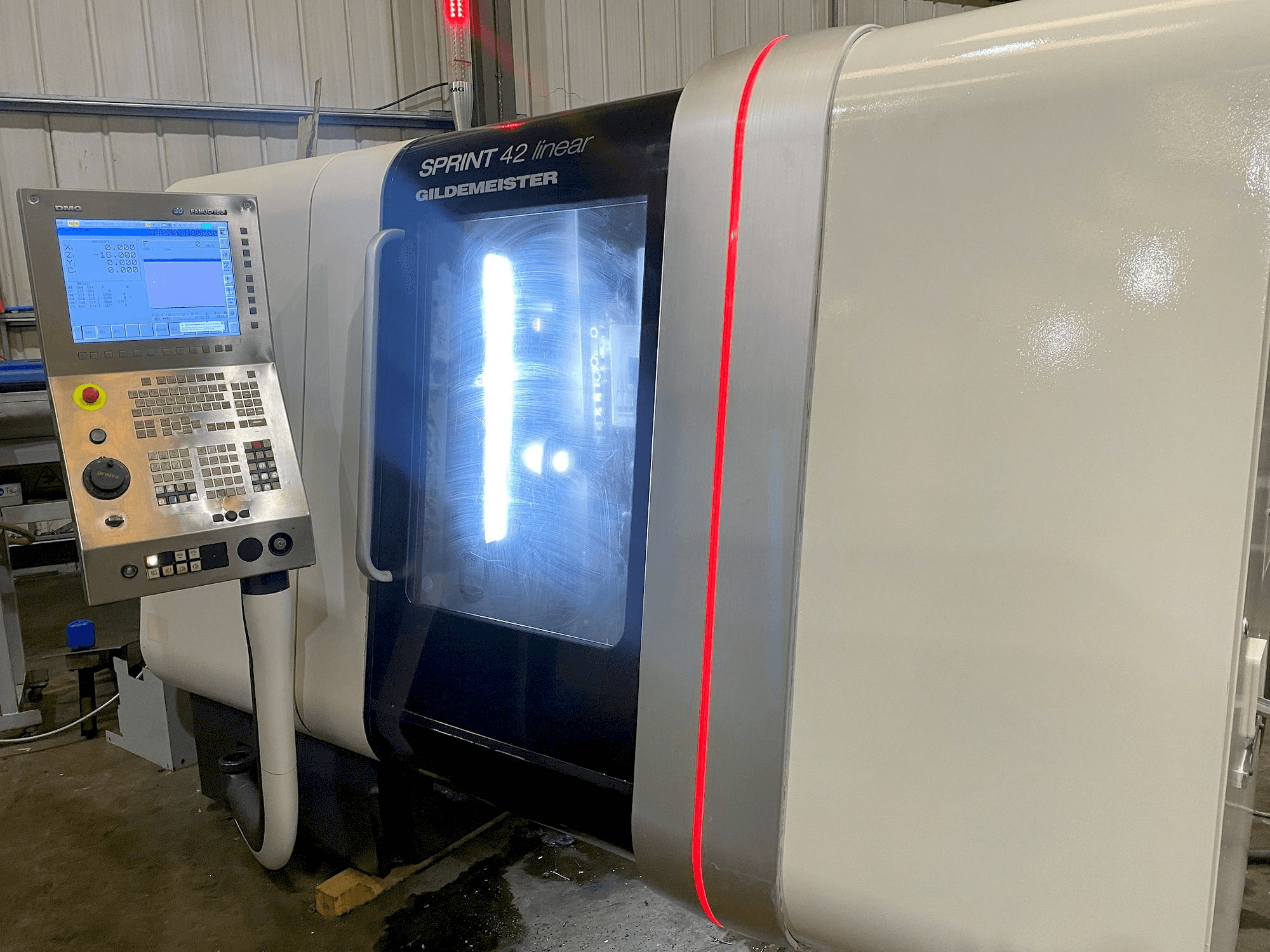 Masina DMG GILDEMEISTER SPRINT 42 linear eestvaade