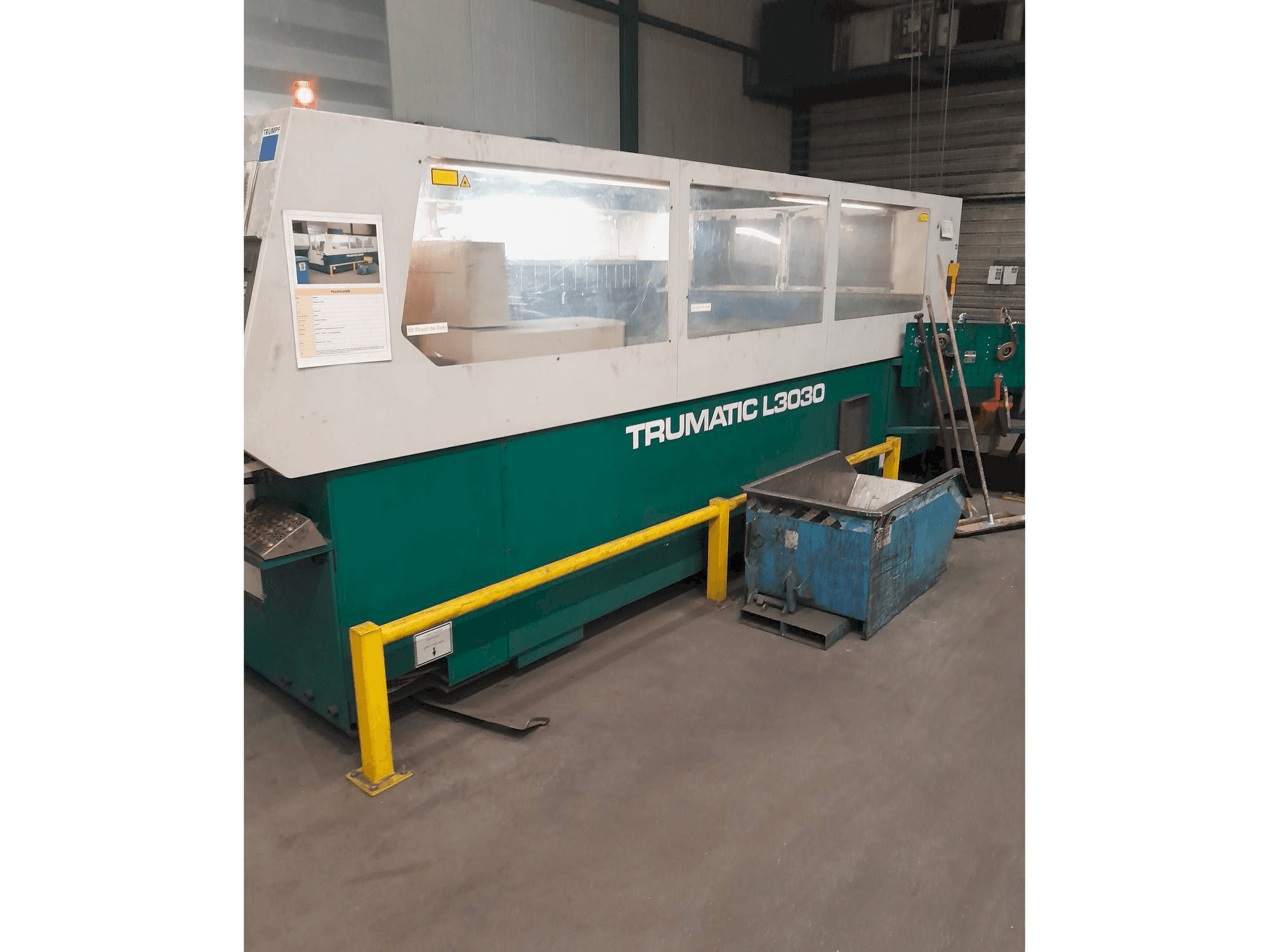 Masina Trumpf Trumatic L3030 eestvaade