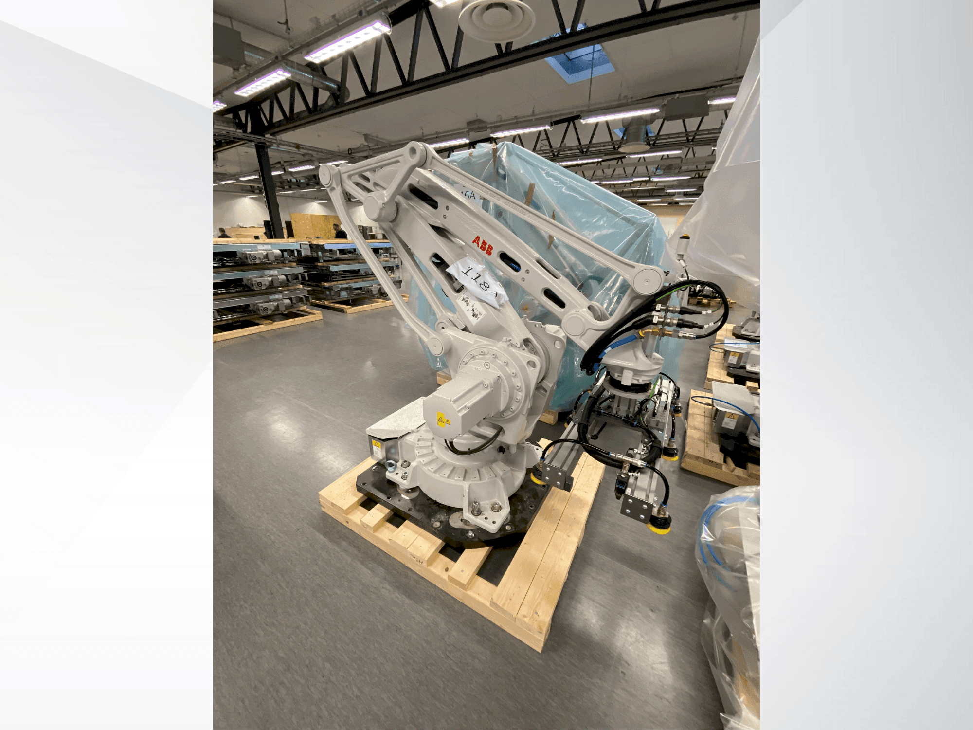 Masina ABB IRB 460-110/2.4 eestvaade