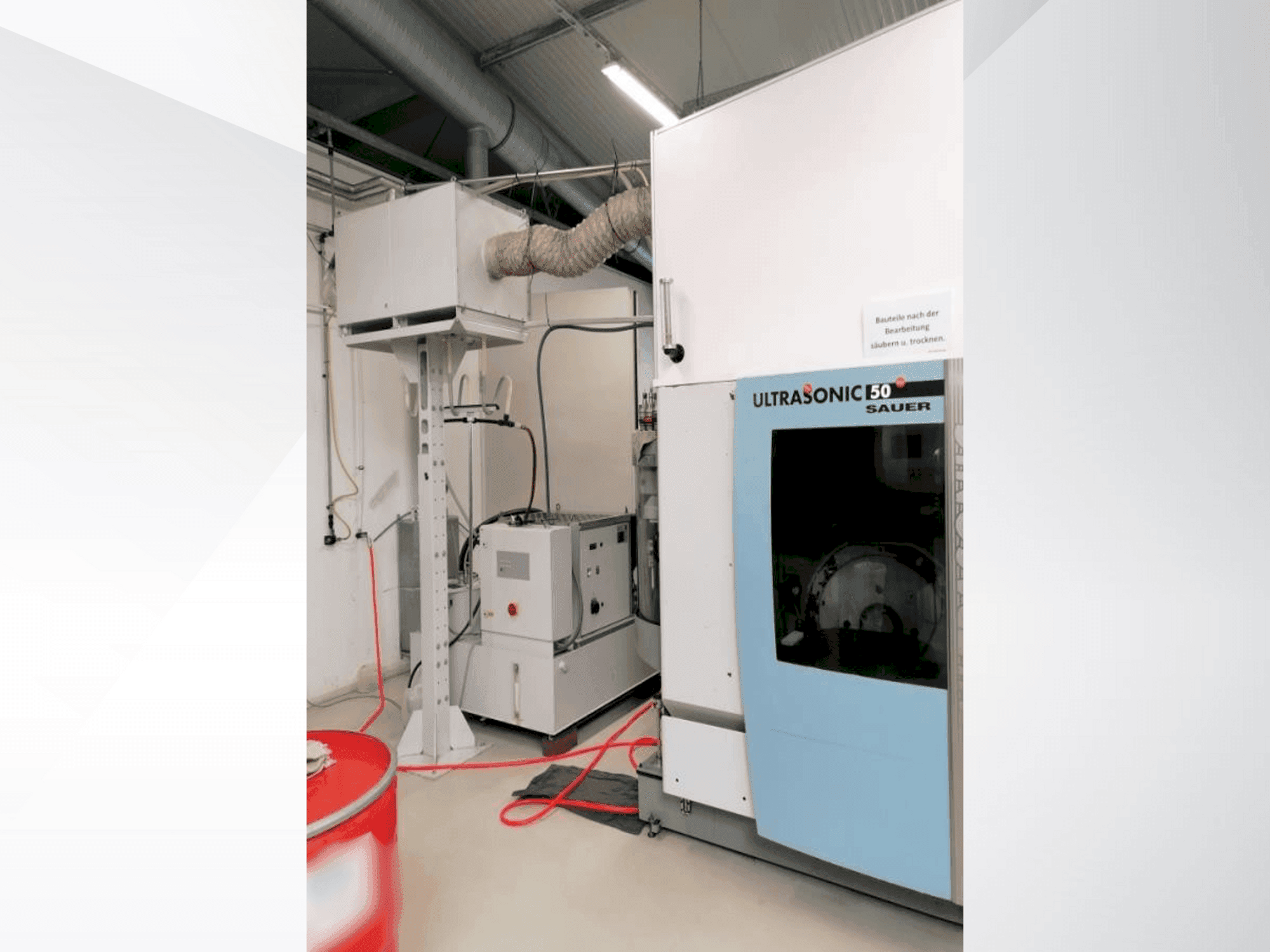 Masina DMG Sauer Ultra sonic 50 eestvaade