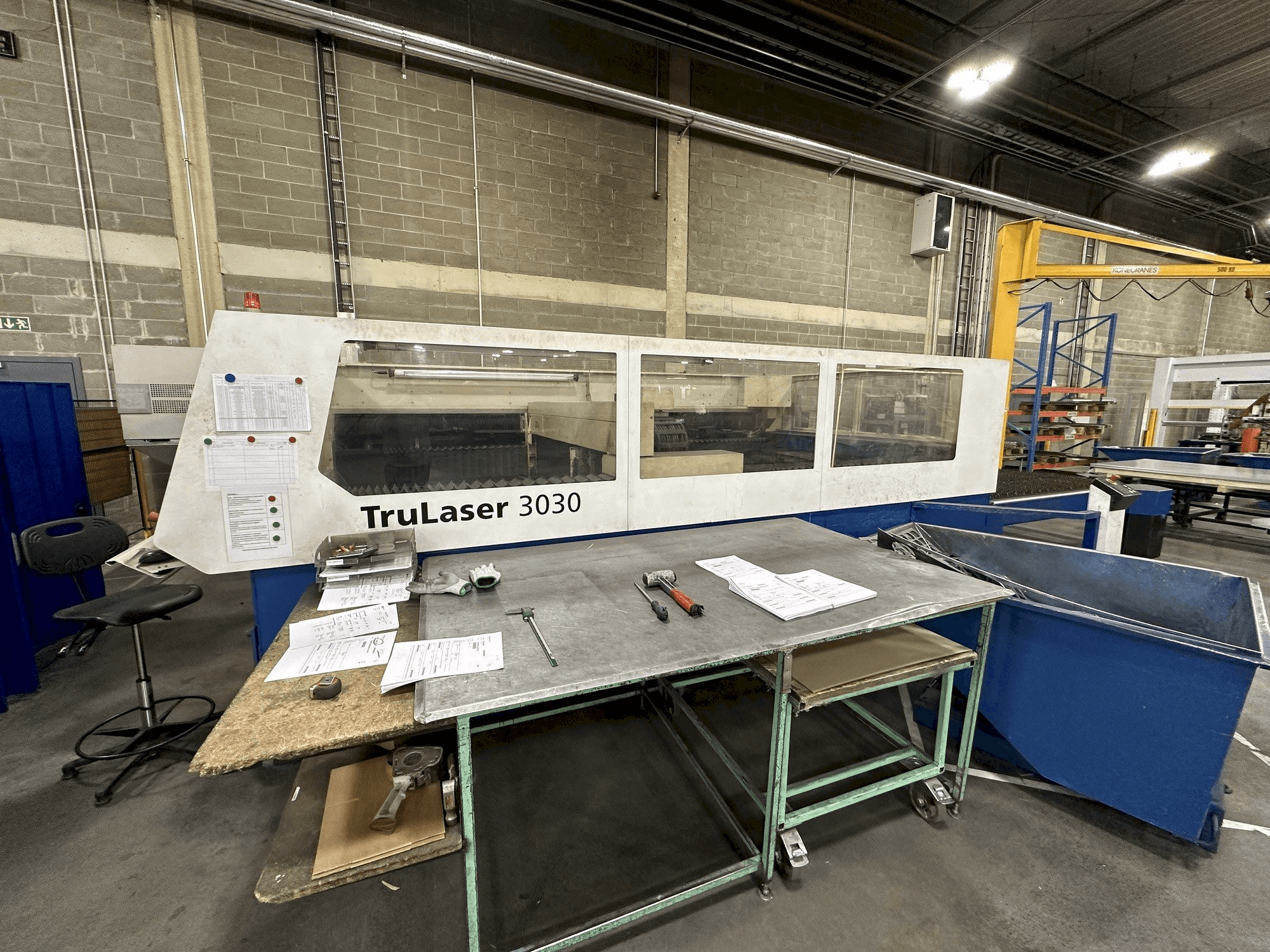 Masina TRUMPF Trulaser 3030 eestvaade
