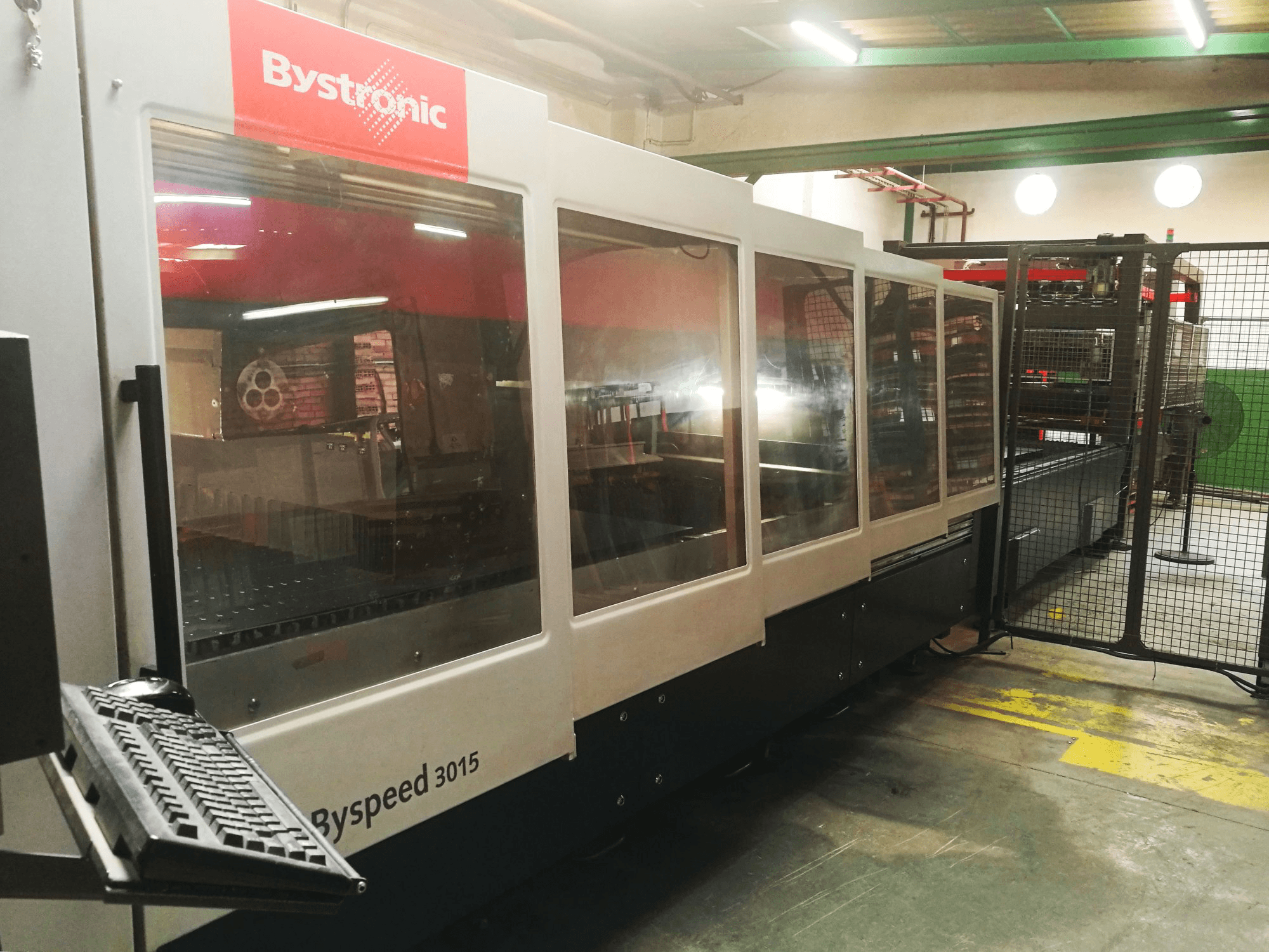 Masinavaade Bystronic Byspeed 3015 paremalt