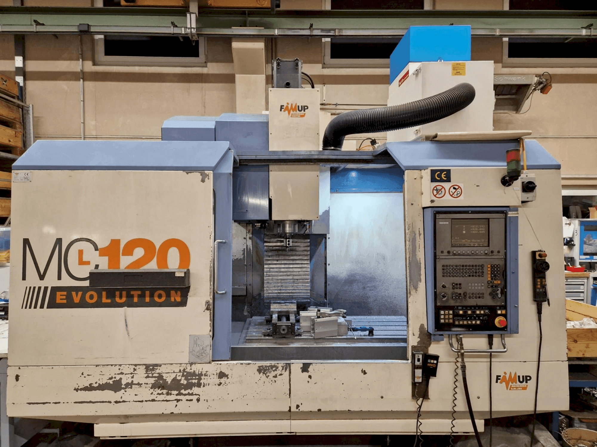 Masina FAMUP MCL 120 Evolution eestvaade