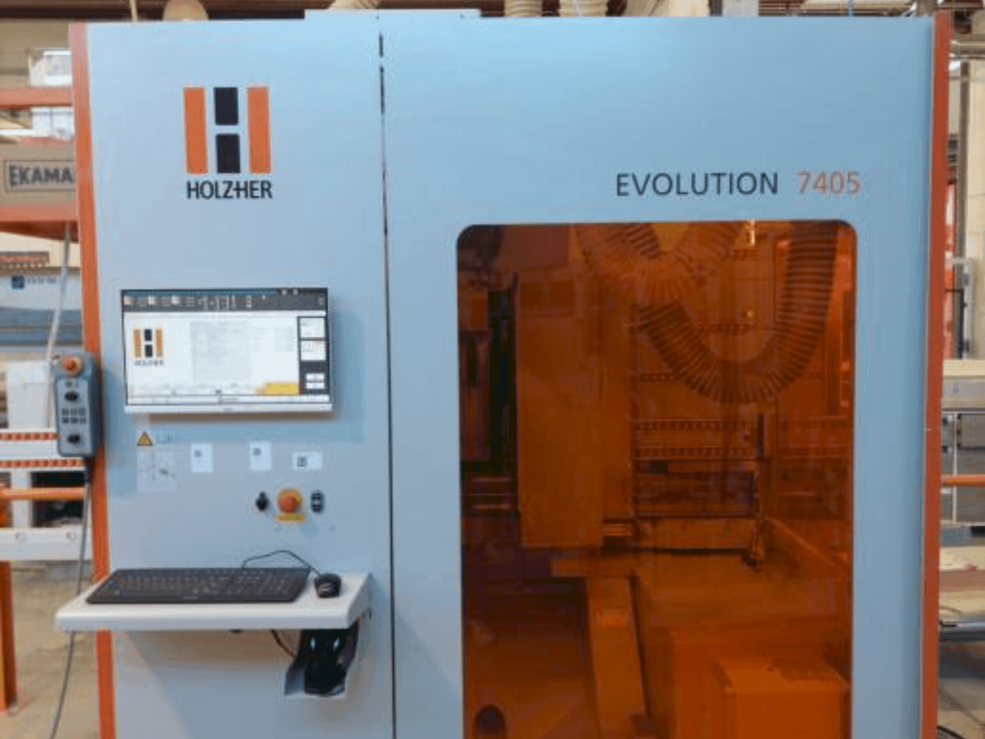 Masina HOLZHER Evolution 7405 eestvaade