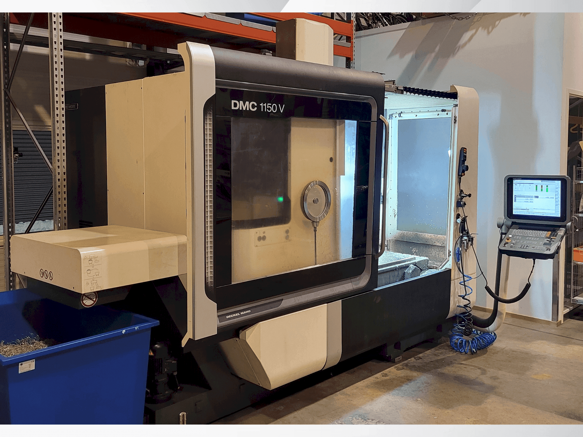 Masina DMG MORI DMC1150V eestvaade